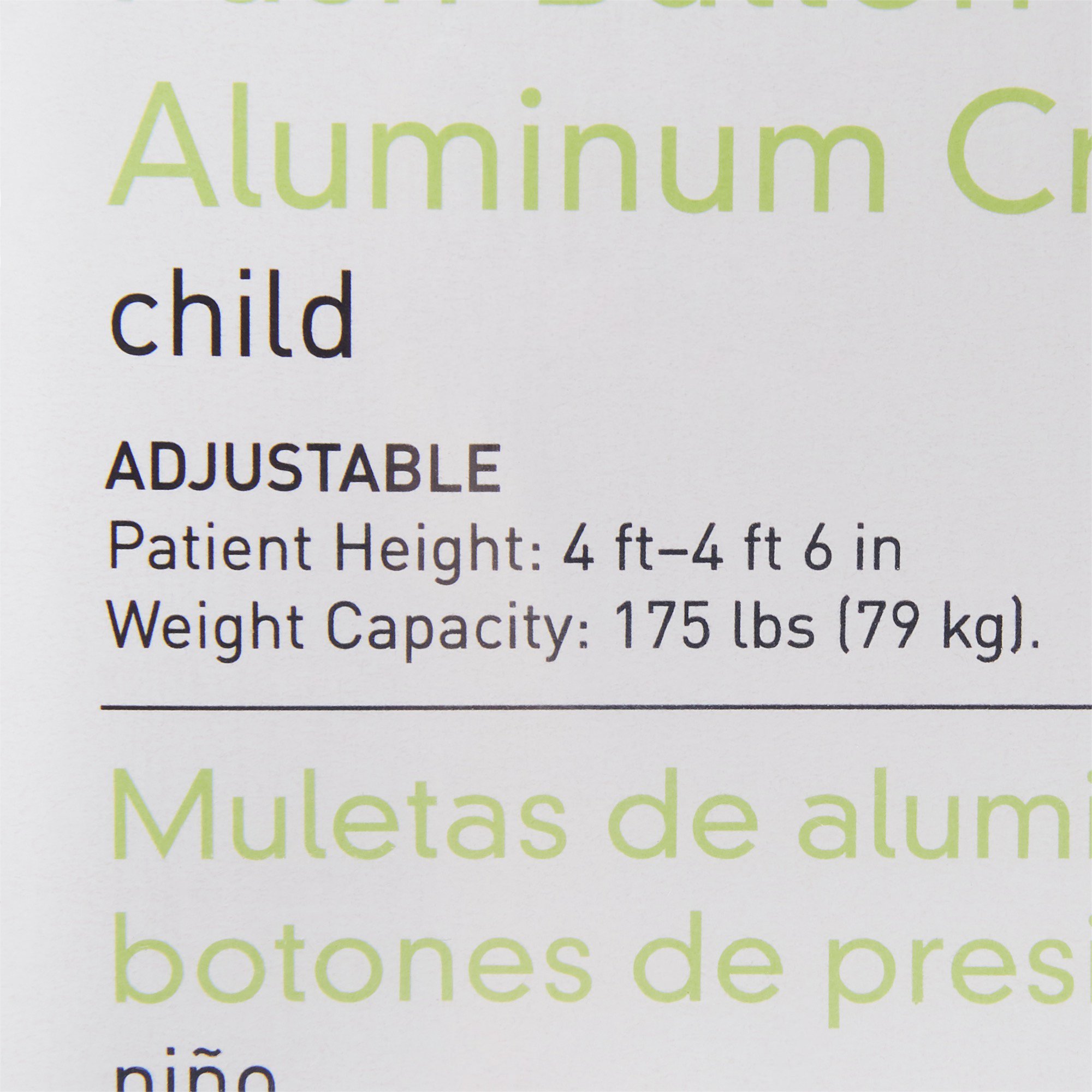 McKesson Brand 146-10416-1 - McKesson Underarm Crutches for Children 4' – 4'6" - 1/Pair