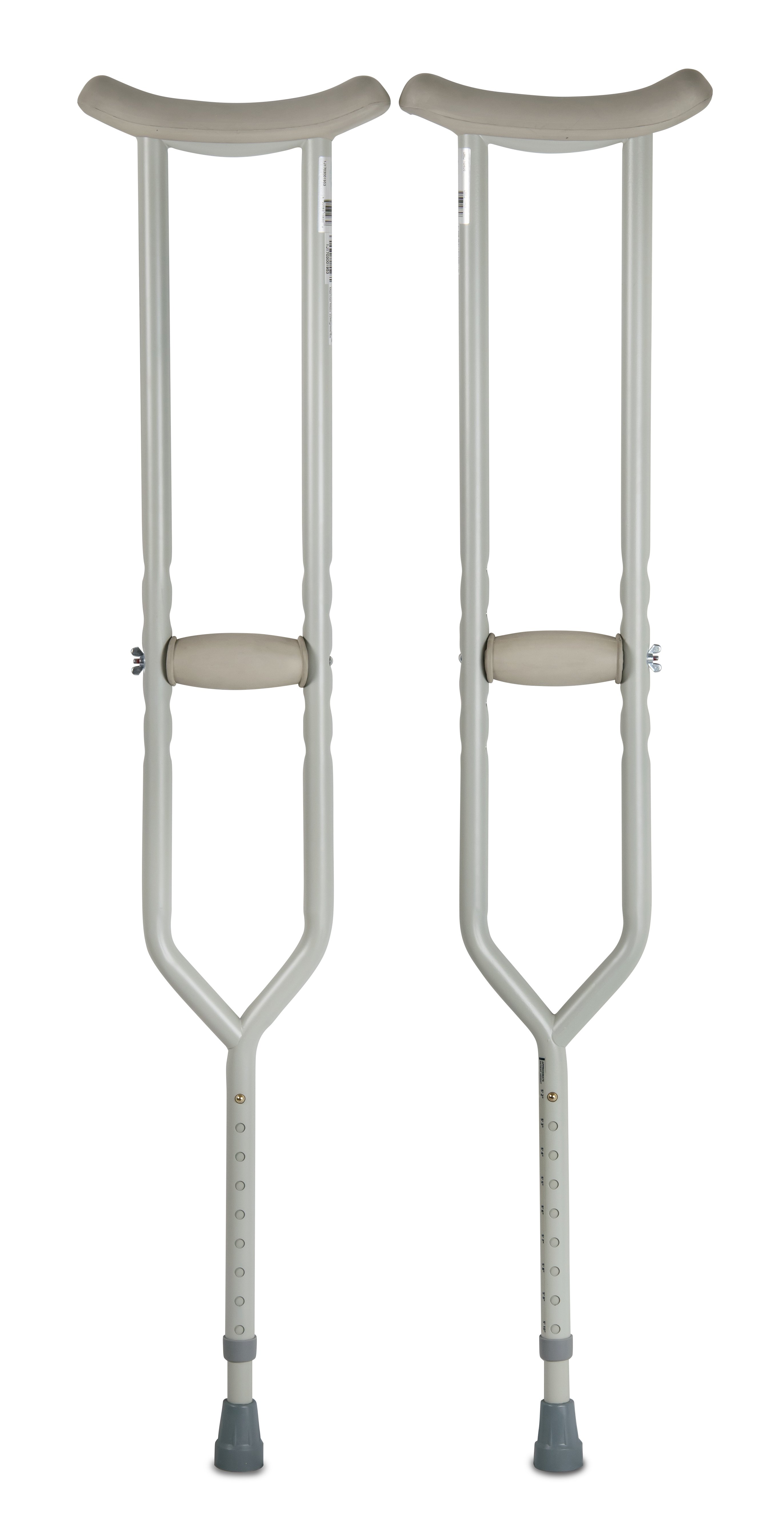 McKesson Brand 146-10406 - McKesson Underarm Crutches, 5'2" – 5'10" - 1/Pair