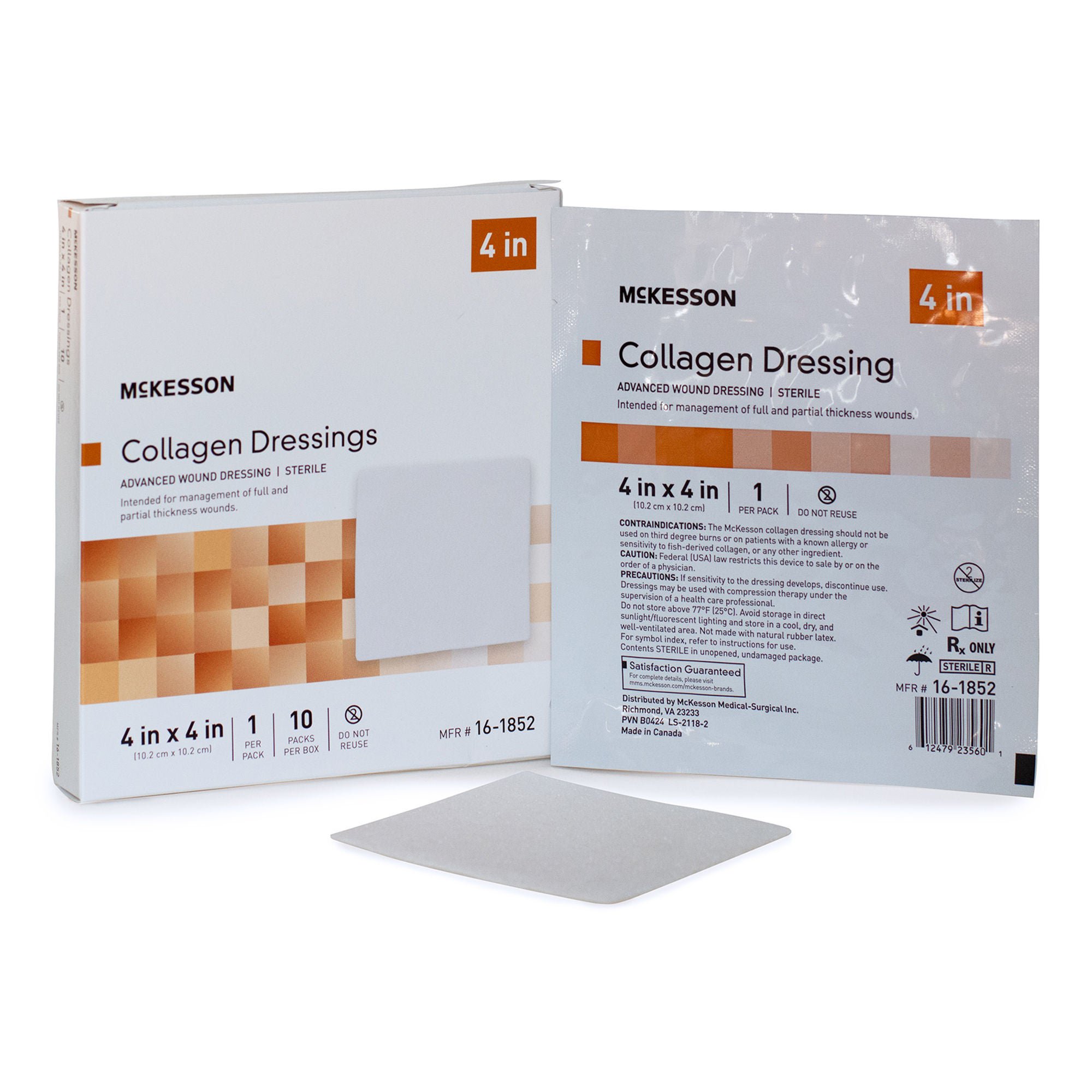 McKesson Brand - 16-1852 McKesson Collagen Dressing