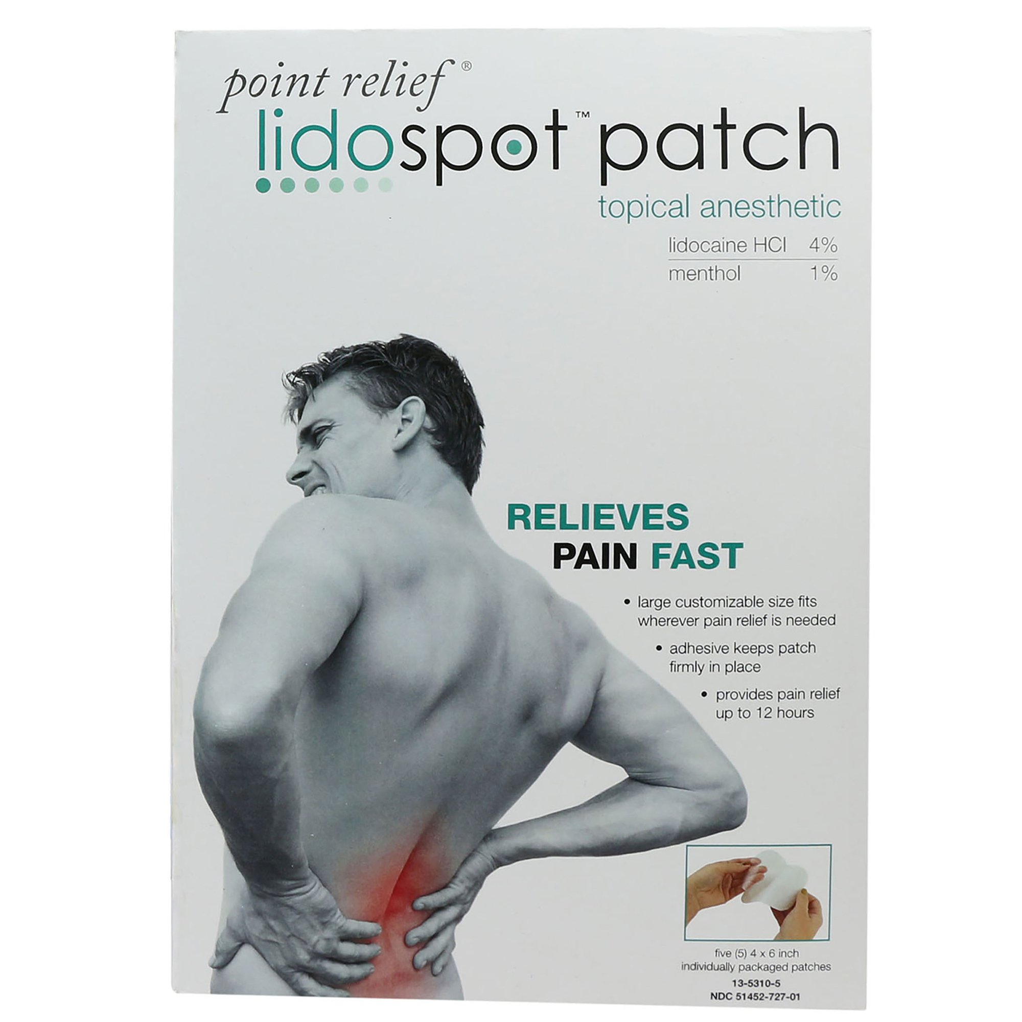 Fabrication Enterprises - 13-5310-20 LidoSpot® Topical Pain Relief
