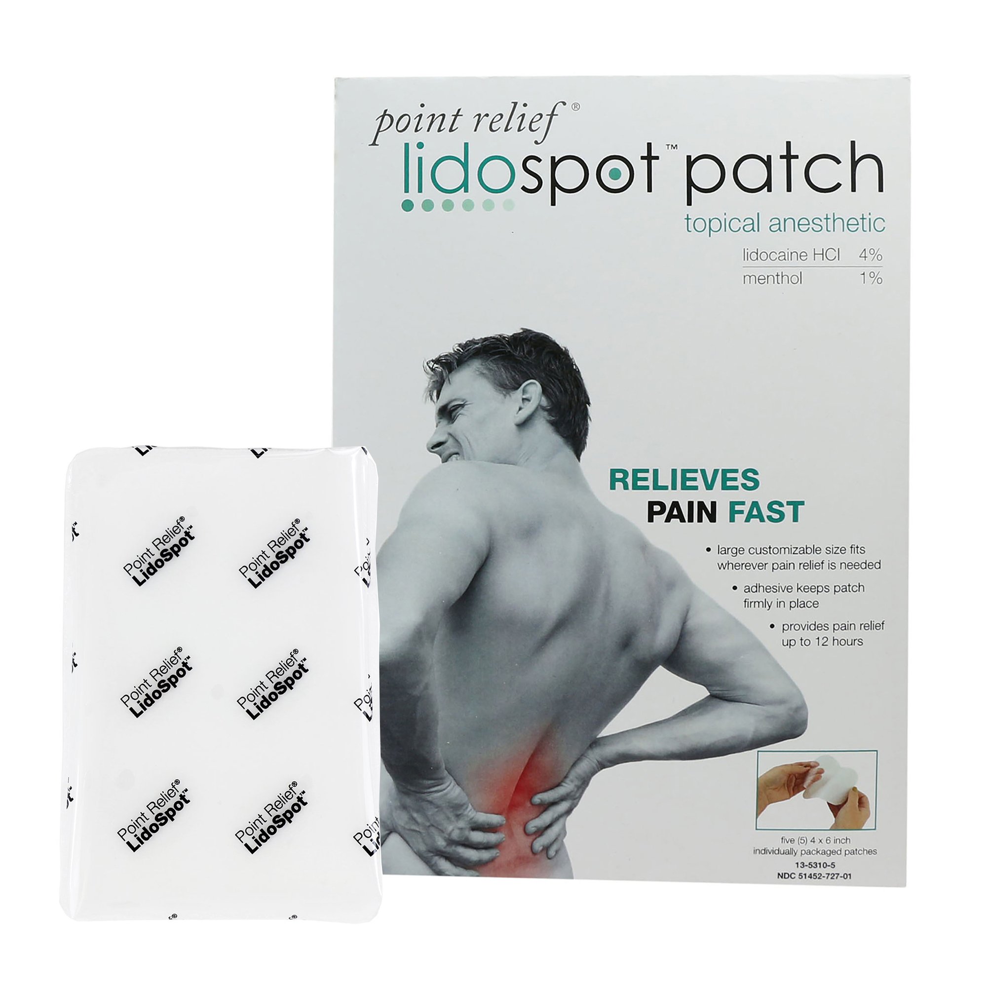 Fabrication Enterprises - 13-5310-20 LidoSpot® Topical Pain Relief