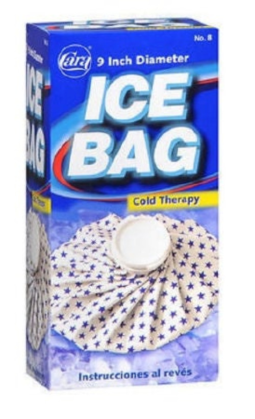 Cara Inc - 03805600008 English Style Ice Bag Cara® General Purpose One Size Fits Most 9 Inch Diameter Fabric / Rubber Reusable