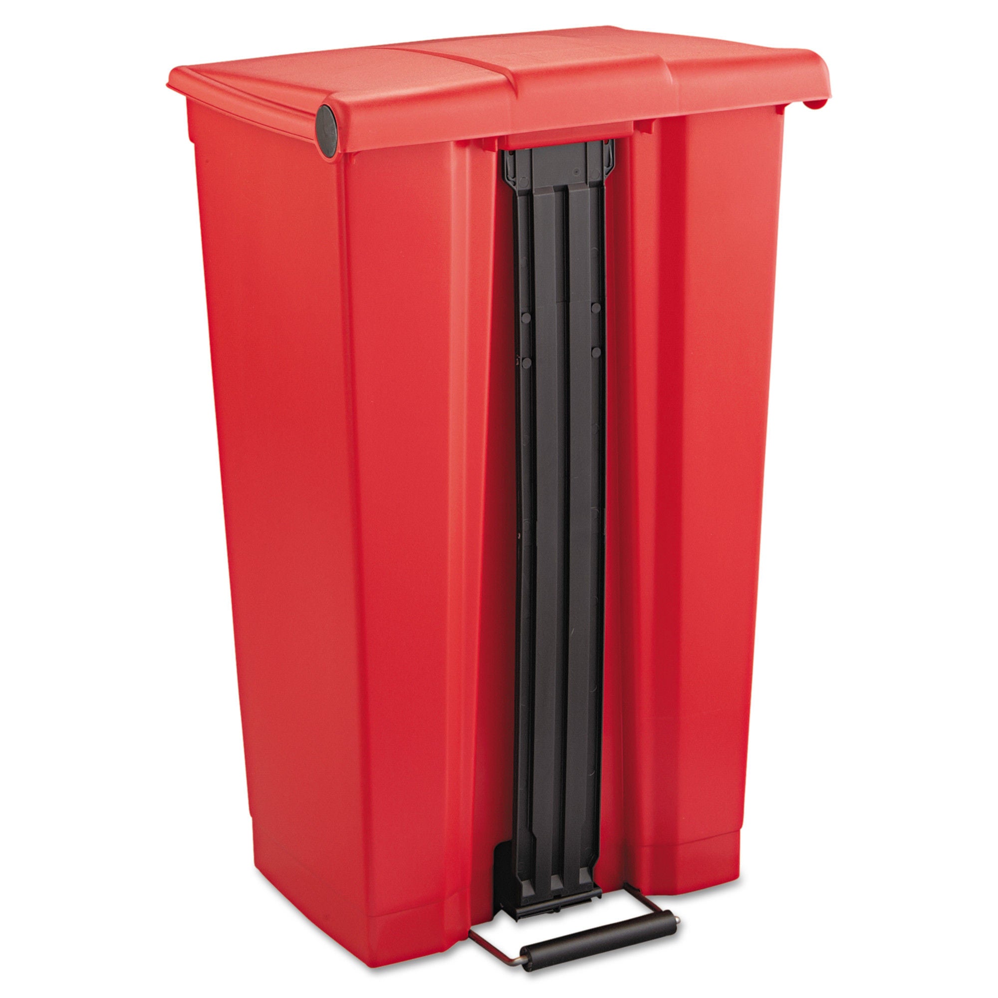 Essendant Co-United Stationers - RCP6146RED Trash Can Rubbermaid® 92 Quart / 23 gal. Red Plastic Rectangular
