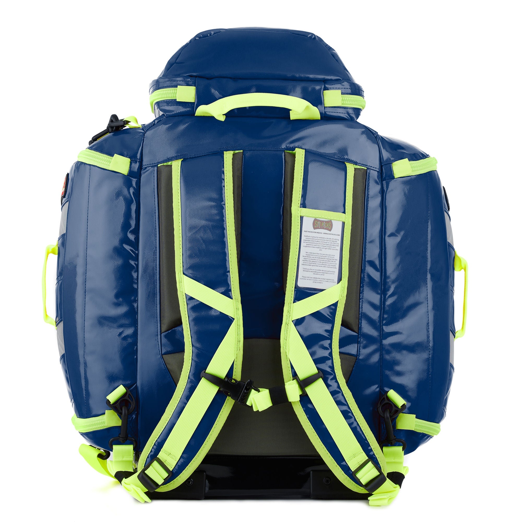 StatPacks Inc - G35005BU EMS Backpack G3 Perfusion Blue Urethane-Coated Tarpaulin 22 X 8 X 10 Inch