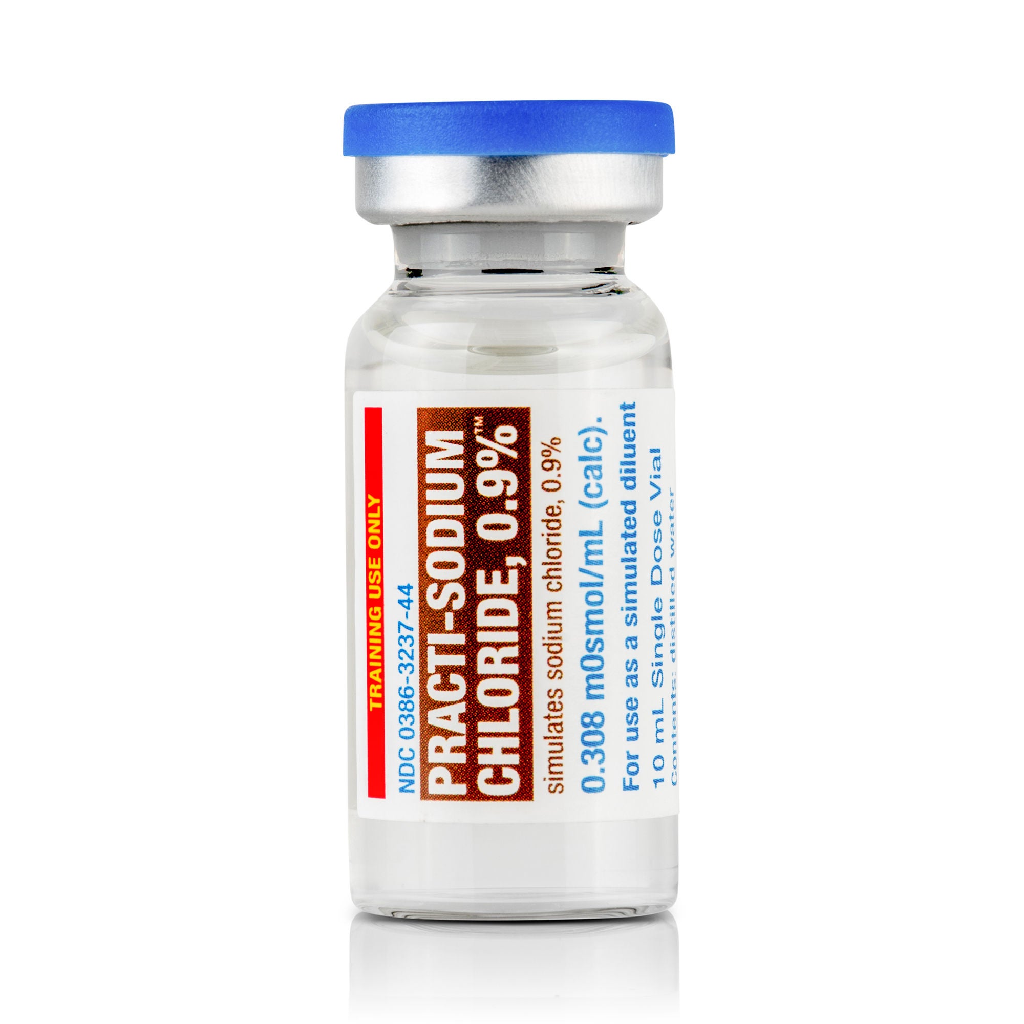 Wallcur - 478SC Clinical Training Medication Practi-Sodium Chloride 0.9%™ Liquid Vial 10 mL