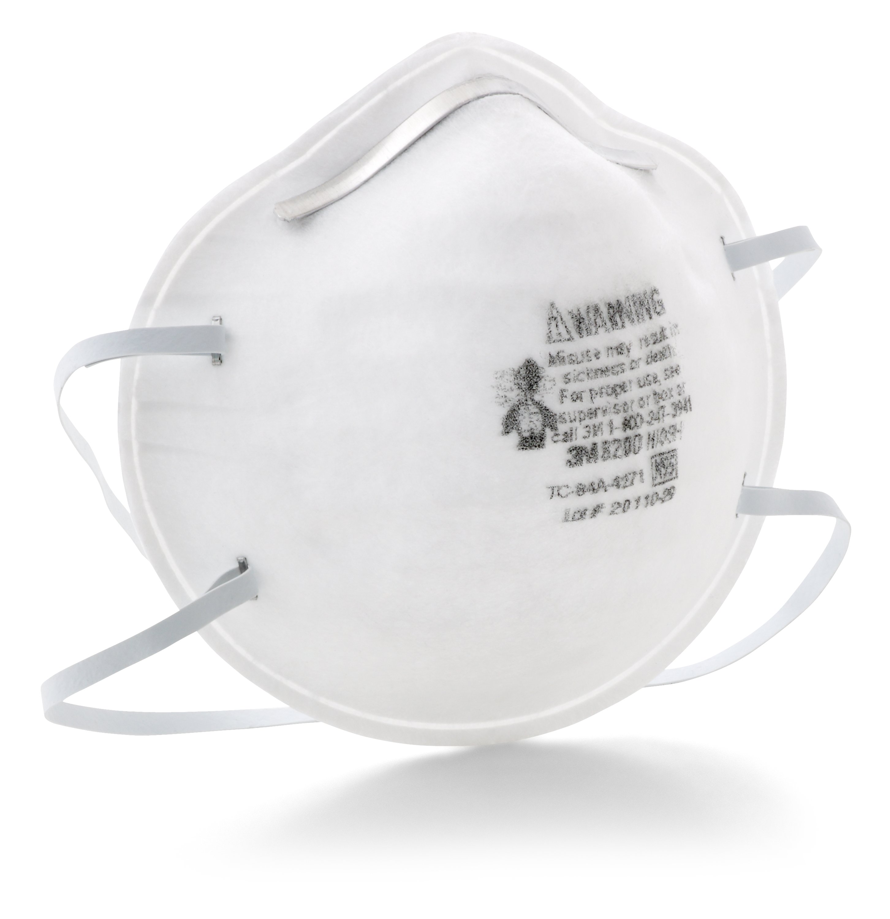 3M Company 8200 - 3M™ N95 Particulate Respirator Mask - 1/Each, 20/Box, 160/Case