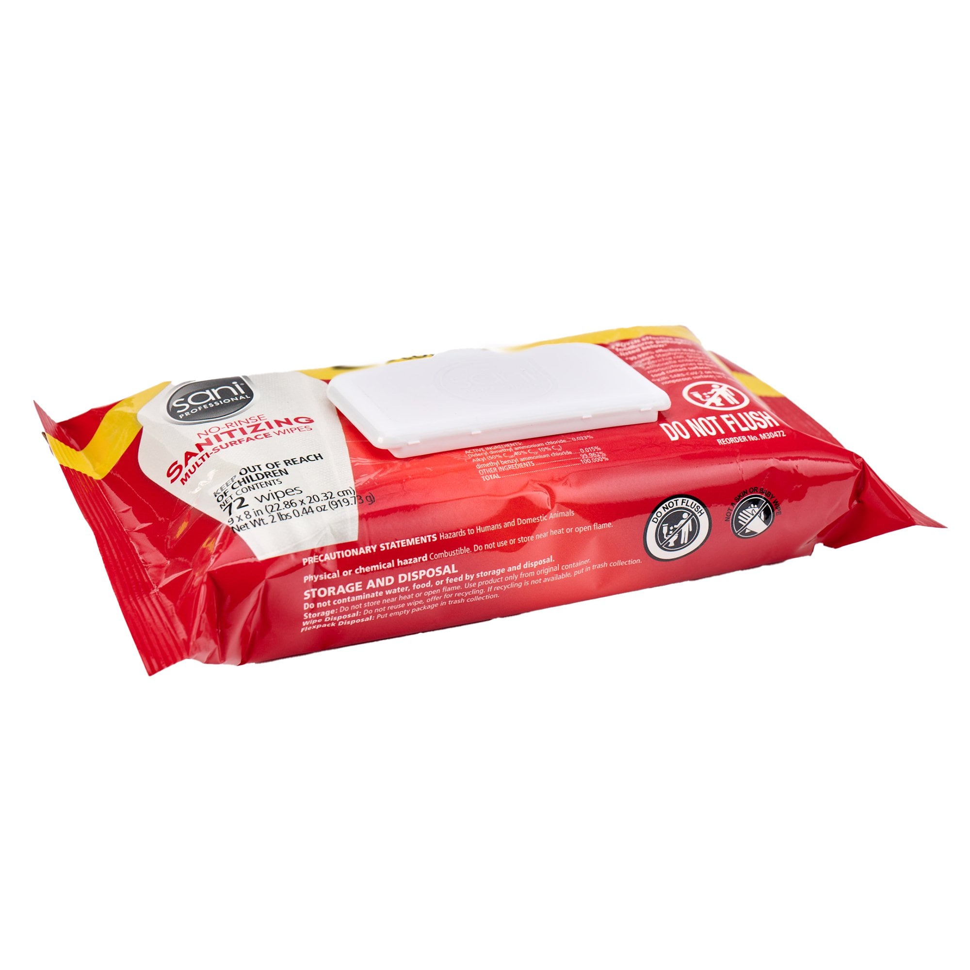 Professional Disposables - M30472 Sani Professional® Surface Disinfectant Cleaner Wipe