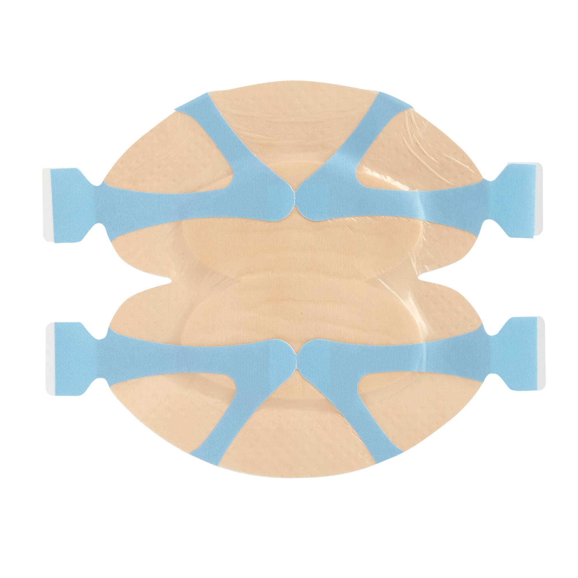 Solventum Corporation - 90646 Foam Dressing 3M™ Tegaderm™ 6-1/2 X 6-1/2 Inch With Border Film Backing Silicone Adhesive Heel / Contour Sterile
