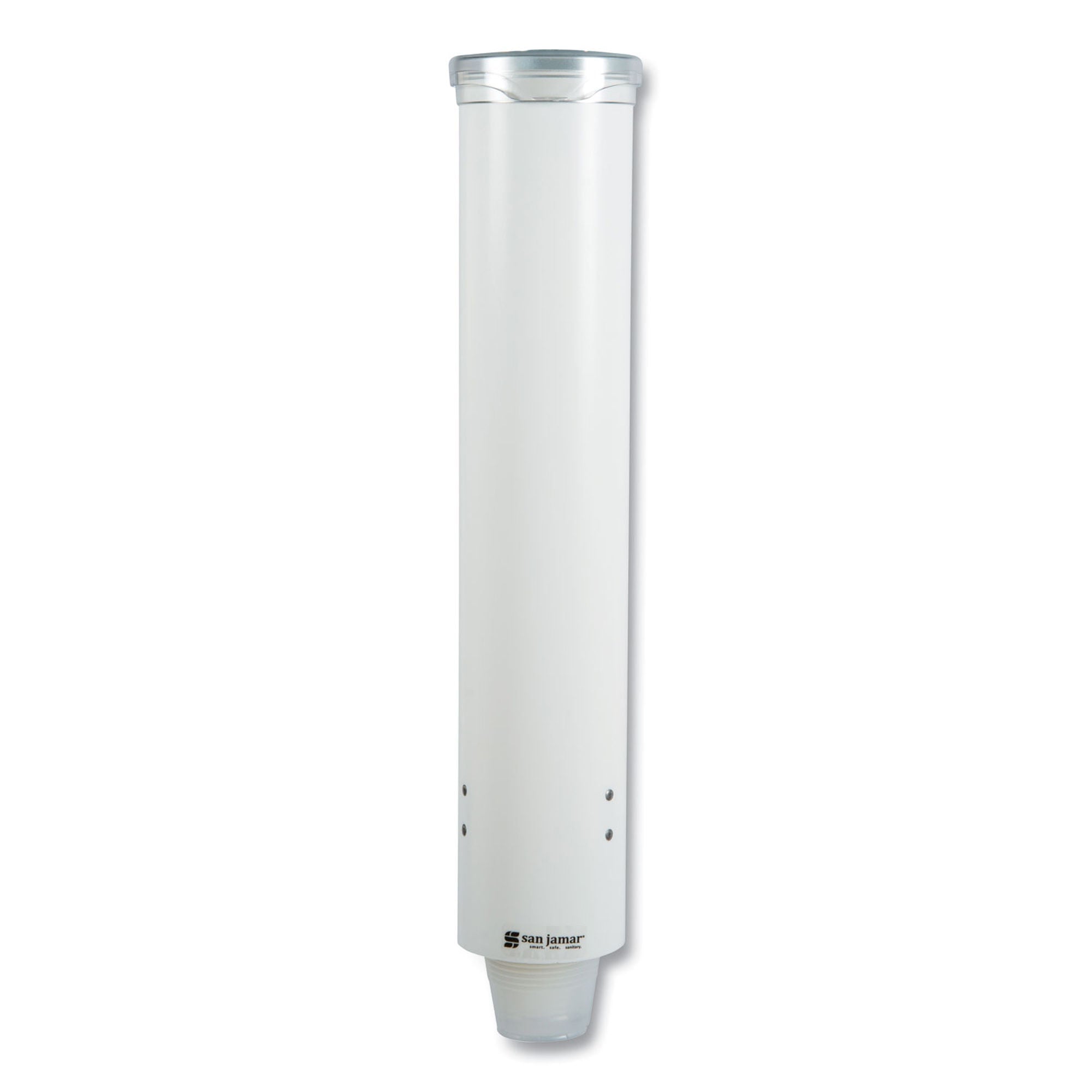 Essendant Co-United Stationers - SJMC4160WH Cup Dispenser San Jamar® White Plastic Pull 5 oz. Wall Mount
