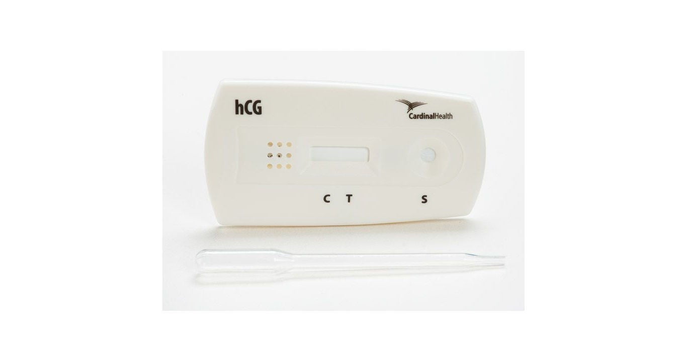 Cardinal - B1077-21 Reproductive Health Test Kit Cardinal Health™ hCG Pregnancy Test 50 Tests CLIA Waived Sample Dependent