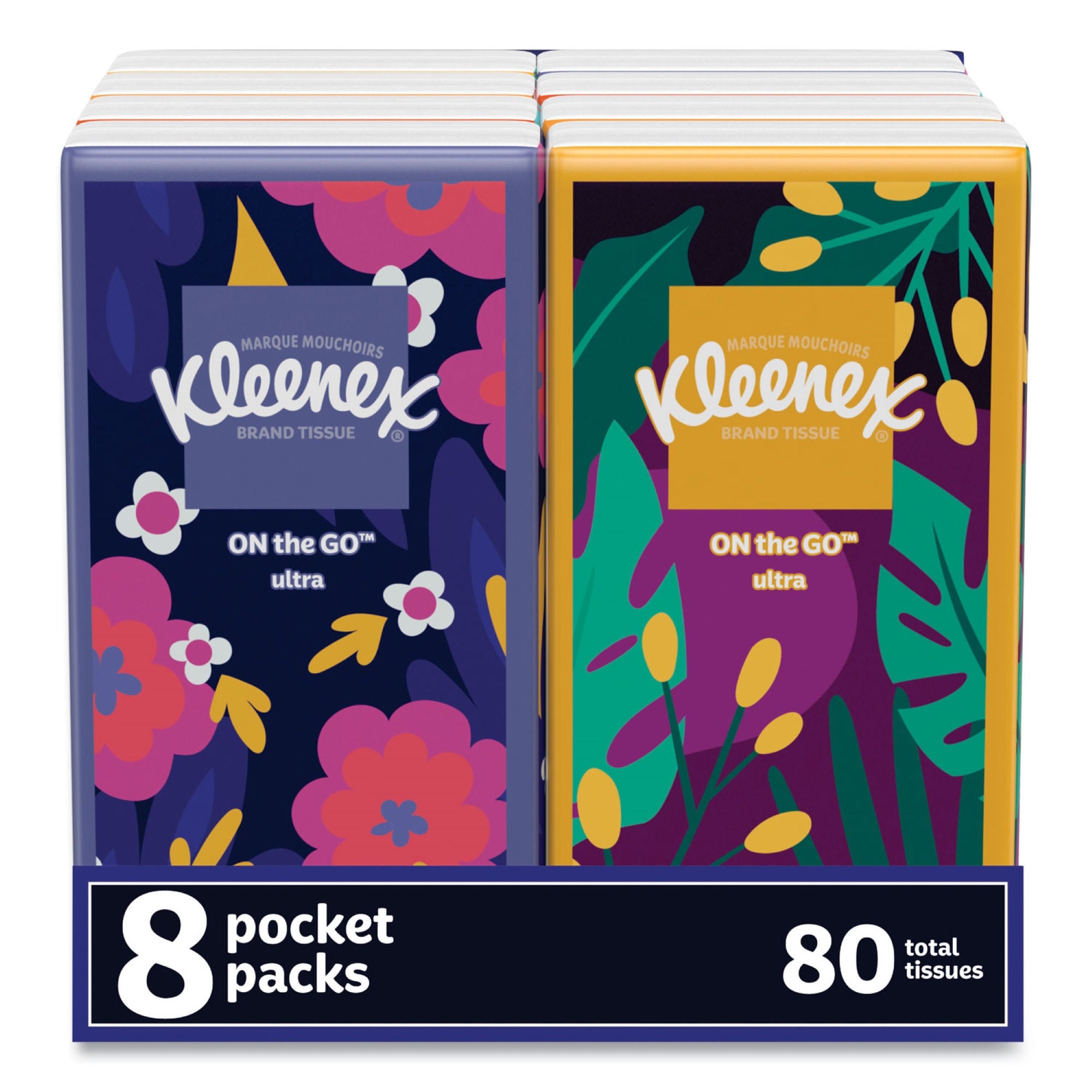Essendant Co-United Stationers - KCC46651CT Facial Tissue Kleenex® White 8-3/10 X 8-3/5 Inch 10 Count