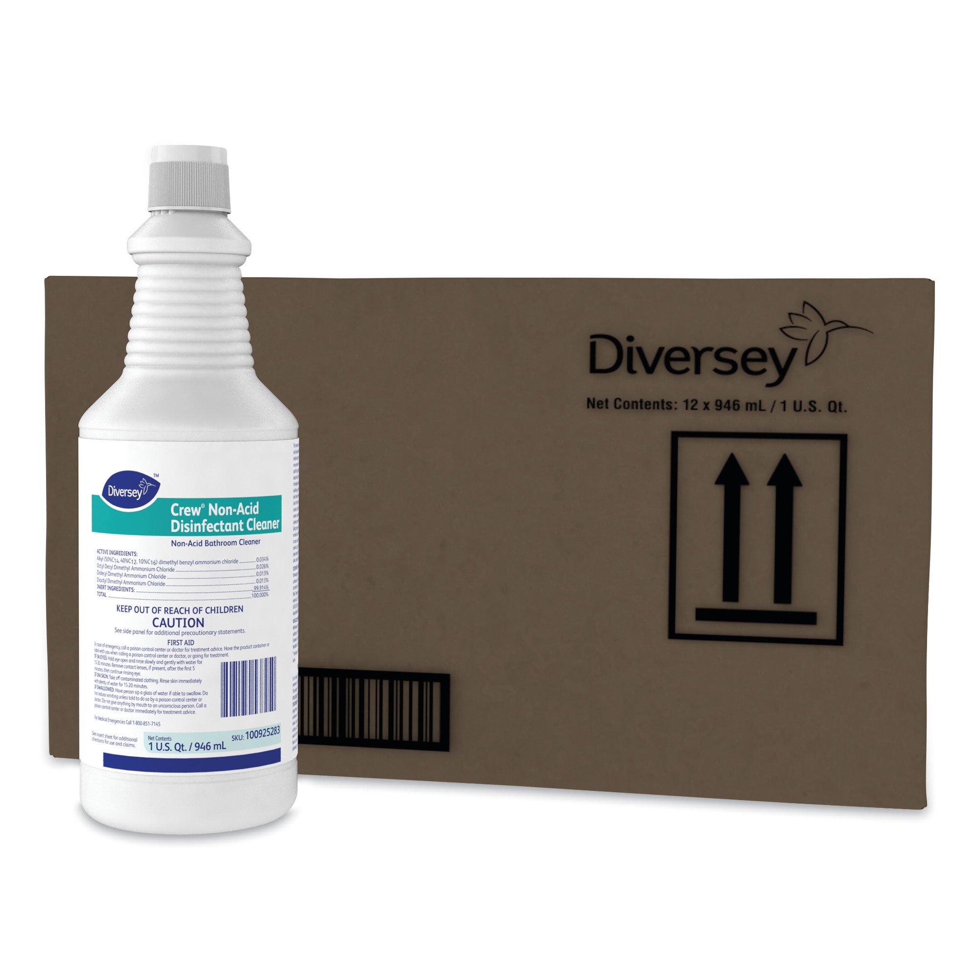 Essendant Co-United Stationers DVO100925283 - Crew® Surface Disinfectant Cleaner, 32-ounce bottle - 1/Each, 12/Case