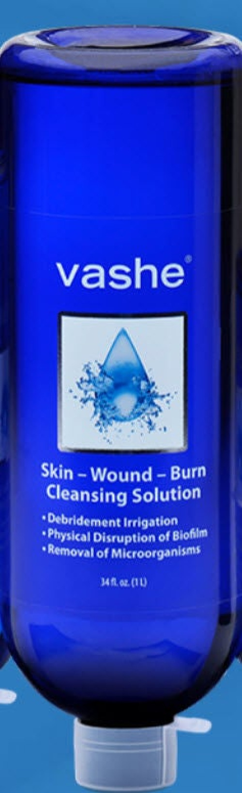 Urgo Medical North America LLC - 00317 Wound Cleanser Vashe® 34 oz. Instill / Spikeable Application Bottle NonSterile Antimicrobial