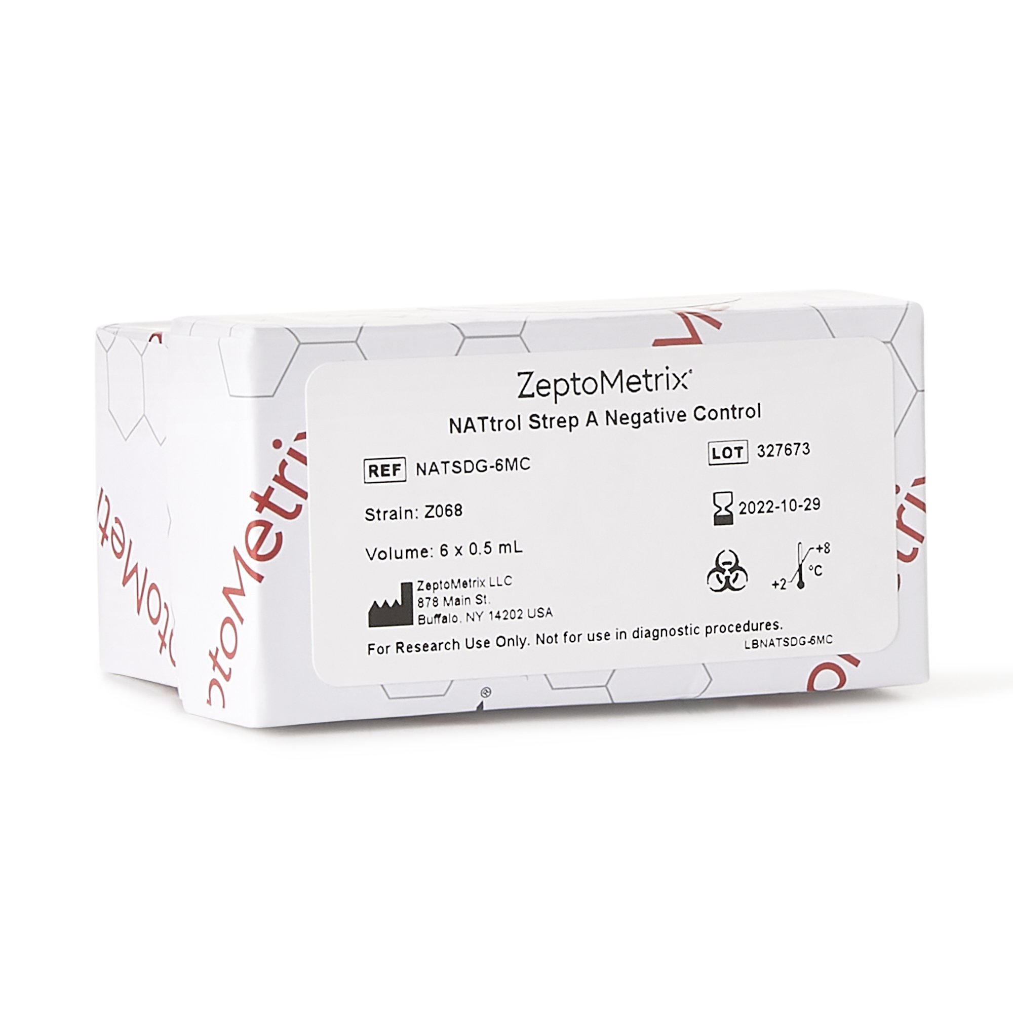 NATtrol Control NATSDG-6MC by Zeptometrix /Antylia Scientific