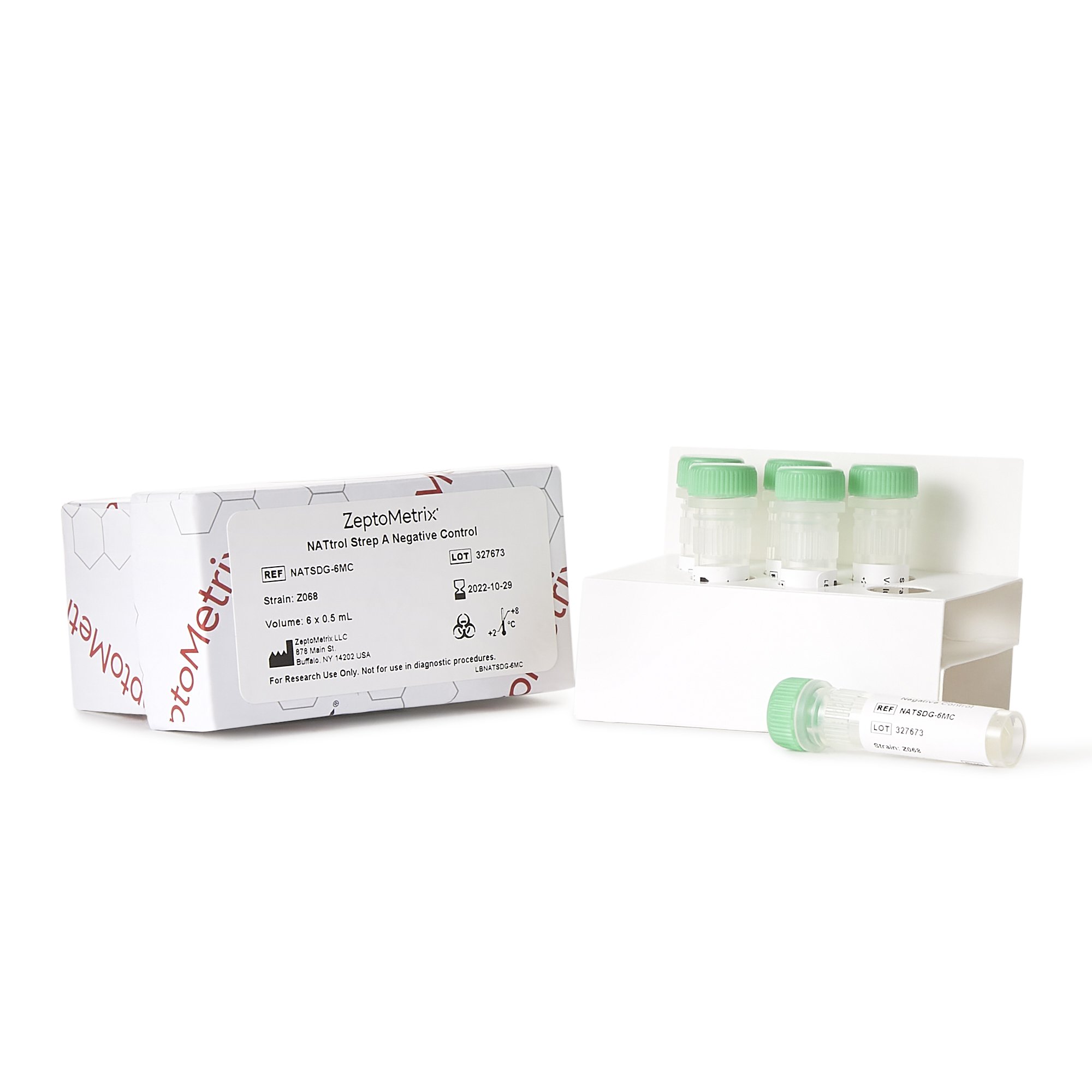 NATtrol Control NATSDG-6MC by Zeptometrix /Antylia Scientific