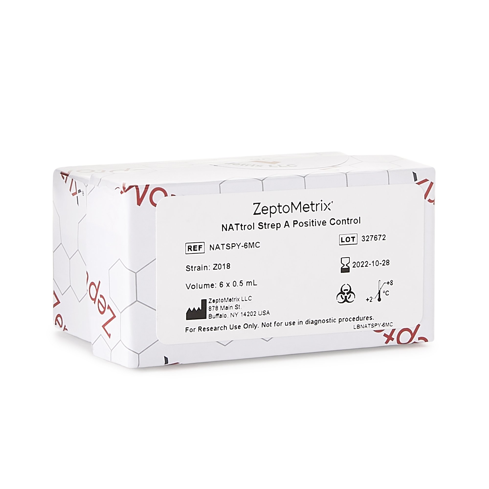 NATtrol Control NATSPY-6MC by Zeptometrix /Antylia Scientific