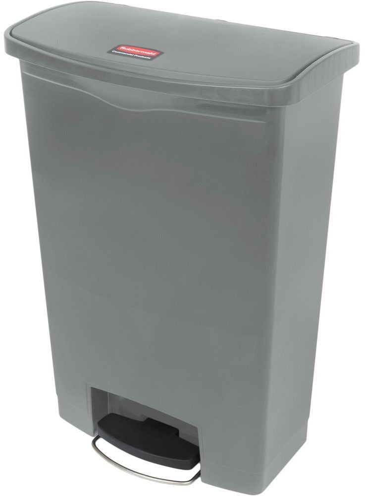 RJ Schinner Co - 1883606 Trash Can Rubbermaid® Streamline™ 96 Quart / 24 gal. Gray Plastic Rectangular