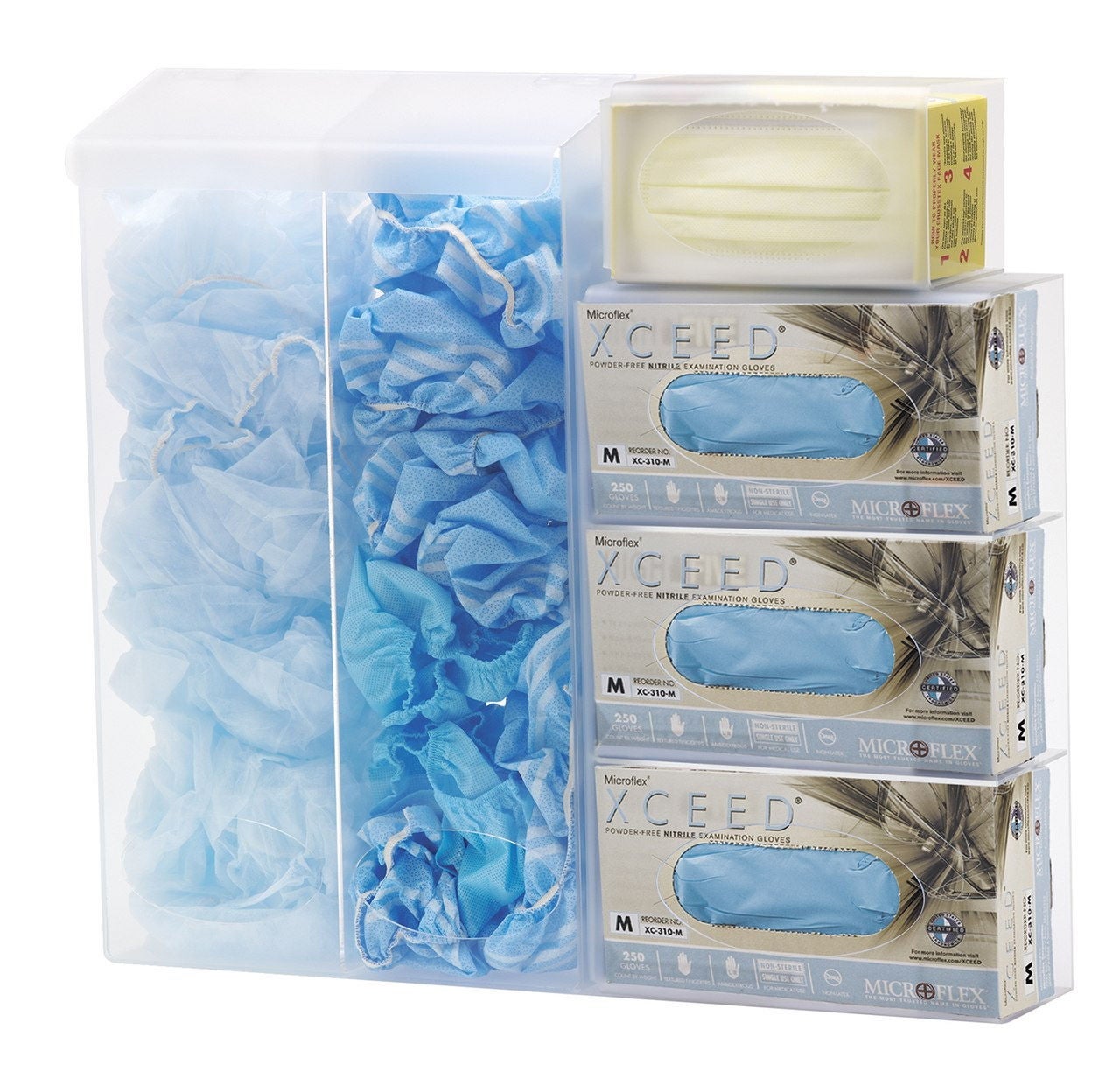 Omnimed - 307006 PPE Dispenser Bulk 4-1/2 X 20-5/8 X 25-1/2 Inch Acrylic
