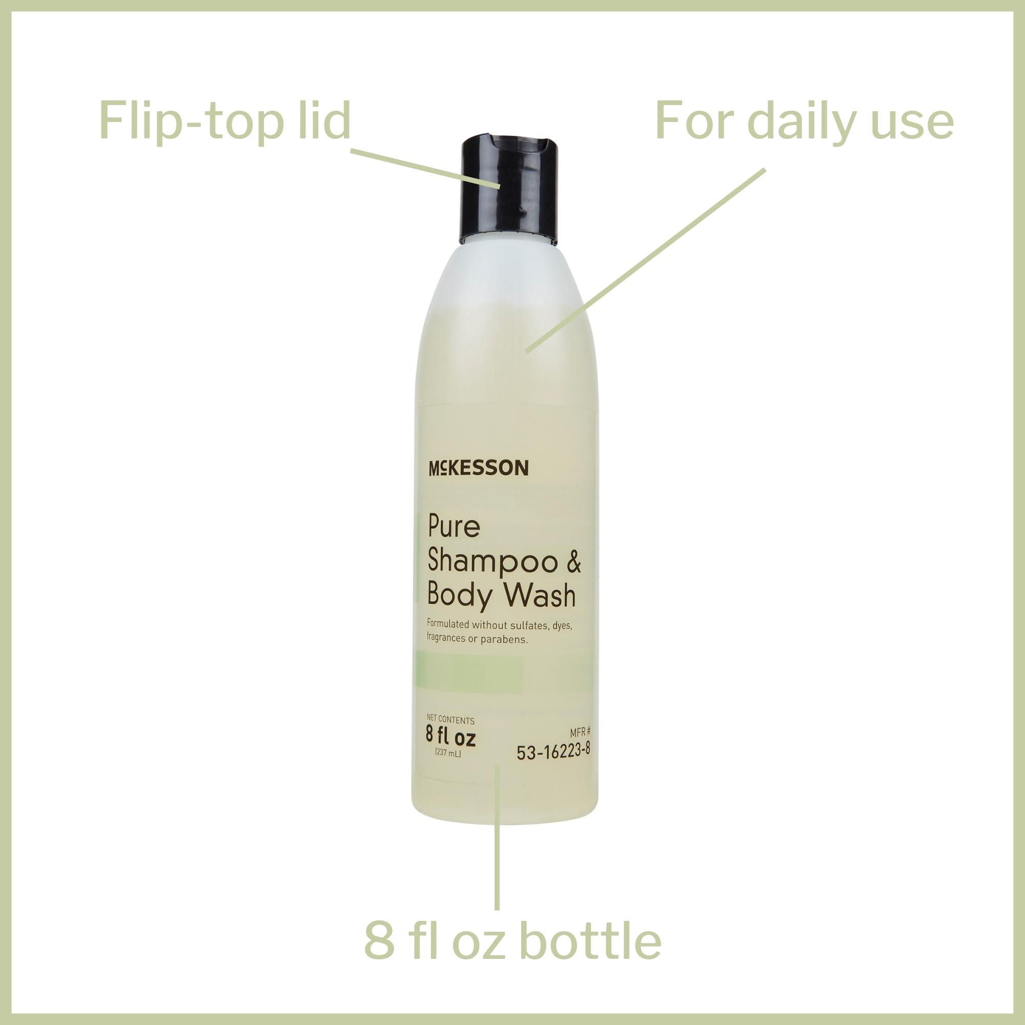 McKesson Brand - 53-16223-8 McKesson Pure Shampoo and Body Wash