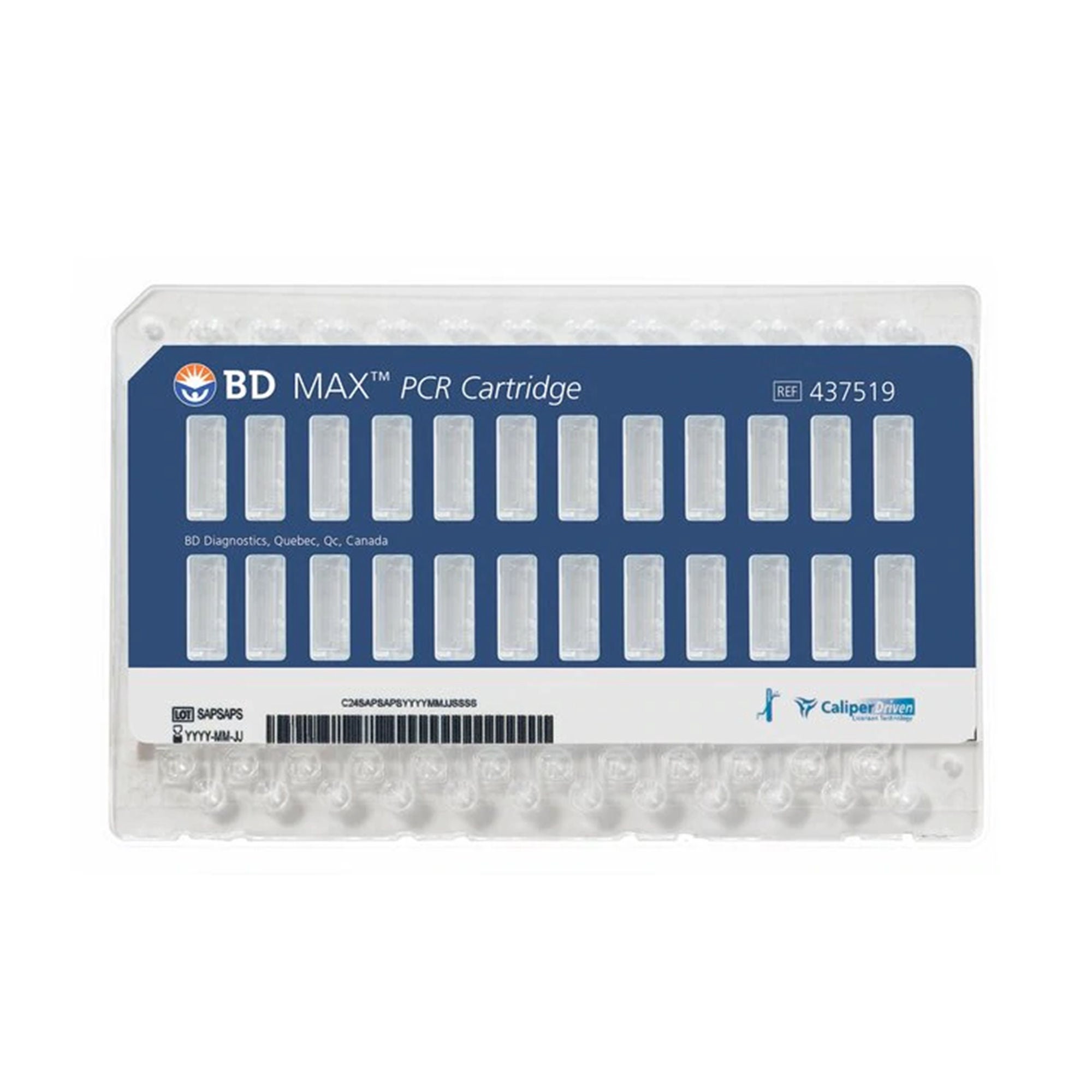 BD - 437519 BD MAX™ PCR Cartridge 24 Lane For use with BD MAX Molecular Diagnostic Testing System