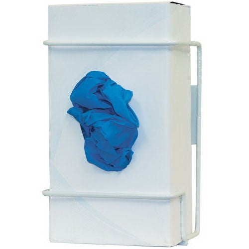 Bowman Manufacturing - GL011-0613 Glove Box Holder Horizontal or Vertical Mounted 1-Box Capacity White 3.75 X 5.67 X 8.16 Inch Coated Wire