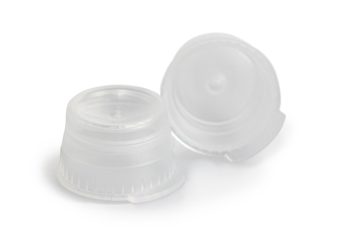 McKesson Brand 177-113146C - McKesson Tube Closure, Snap Cap, Colorless Polyethylene for Use with 13 mm Tubes - 1000/Bag