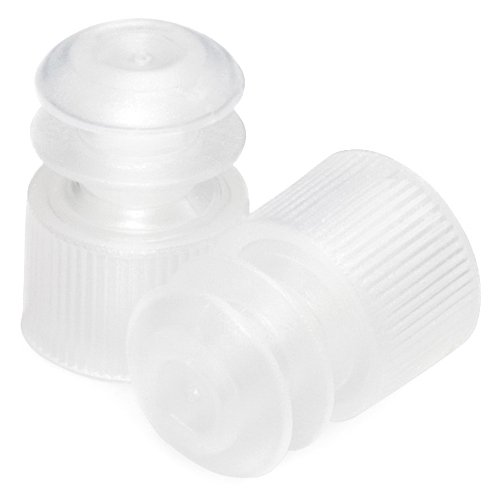 McKesson Brand 177-118127C - McKesson Flanged Plug Cap, Colorless, Polyethylene, for 12 mm Tubes - 1000/Bag