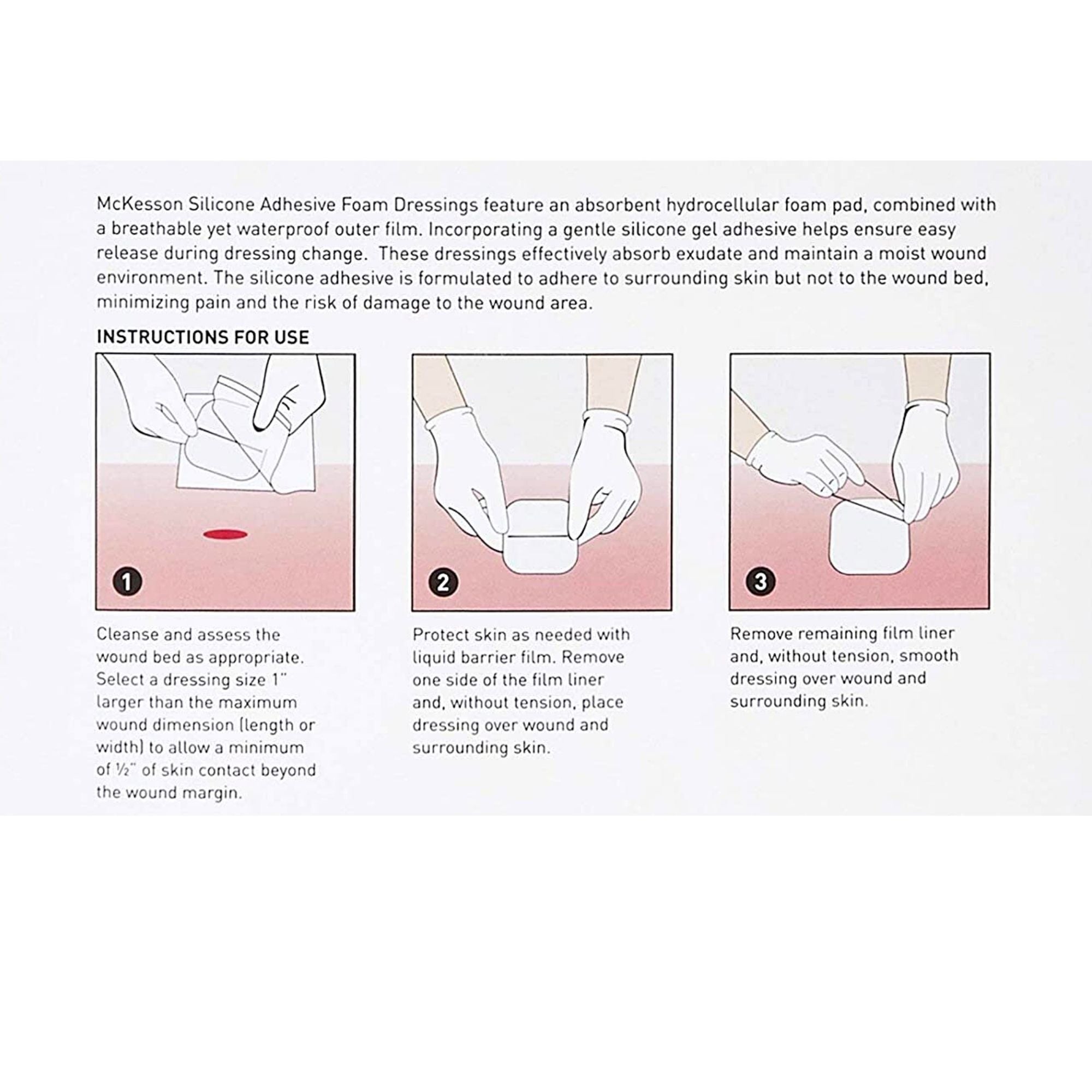 McKesson Foam Dressing 4862 by McKesson Brand
