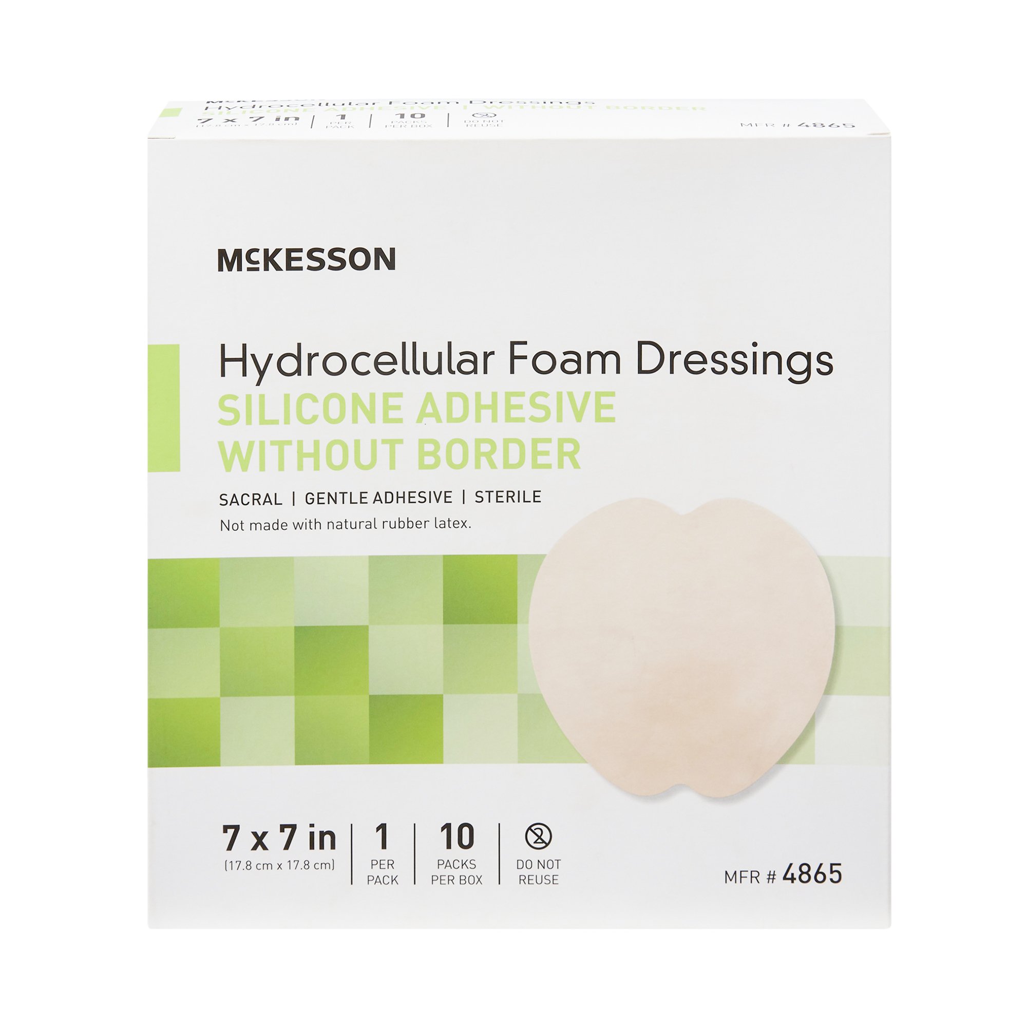 McKesson Brand - 4865 McKesson Hydrocellular Foam Dressing