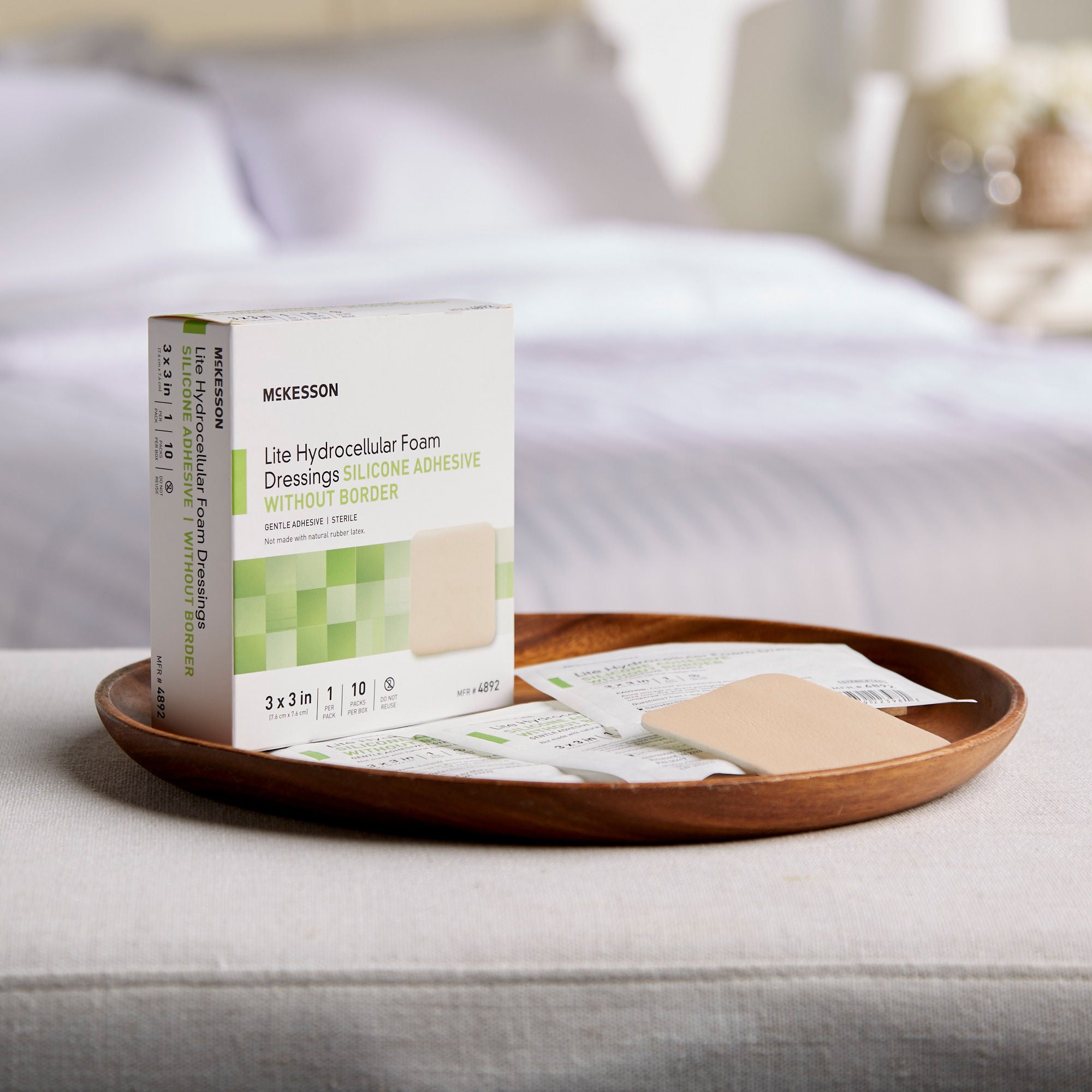 McKesson Lite Thin Foam Dressing 4892 by McKesson Brand