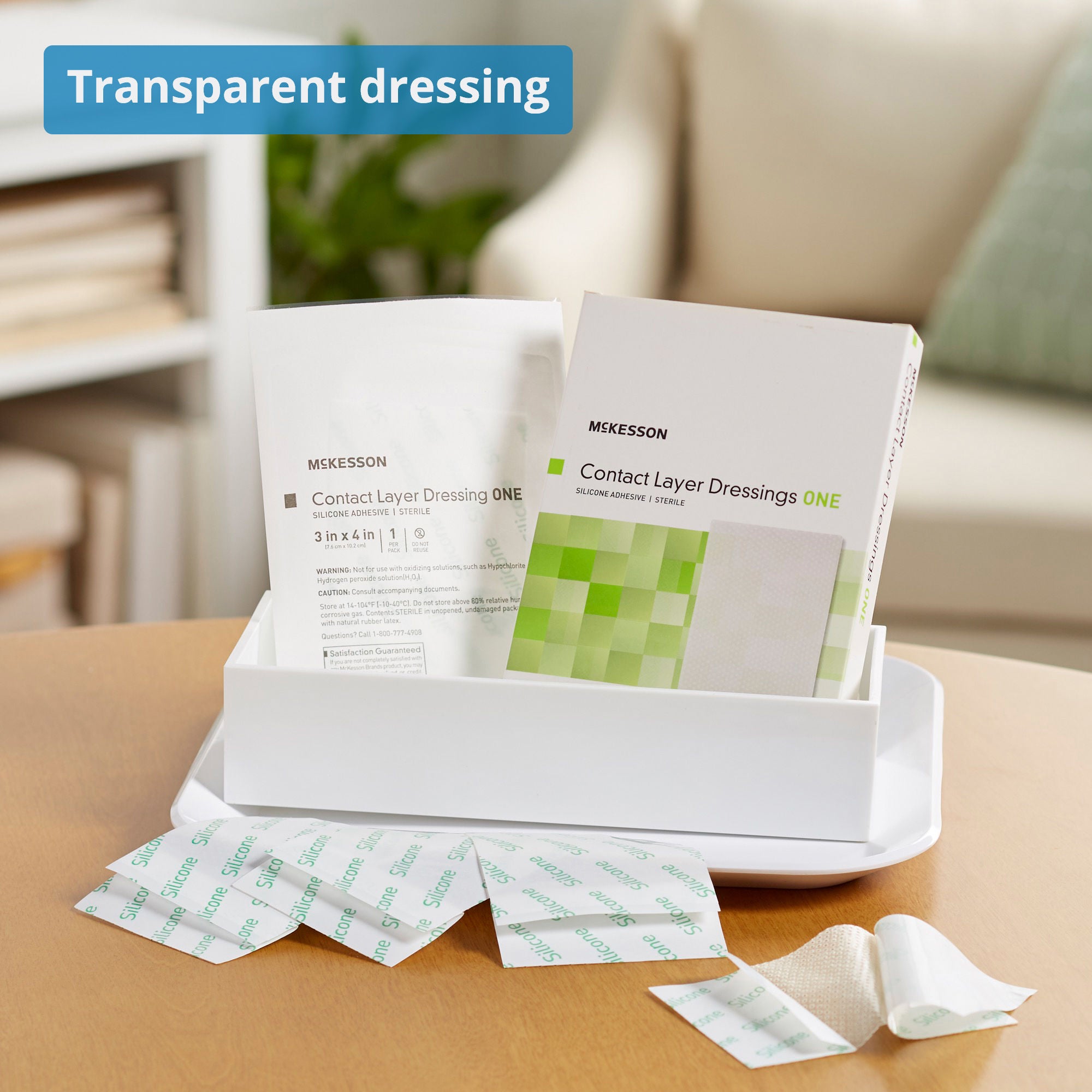 McKesson Brand - 4816 McKesson Silicone Wound Contact Layer Dressing