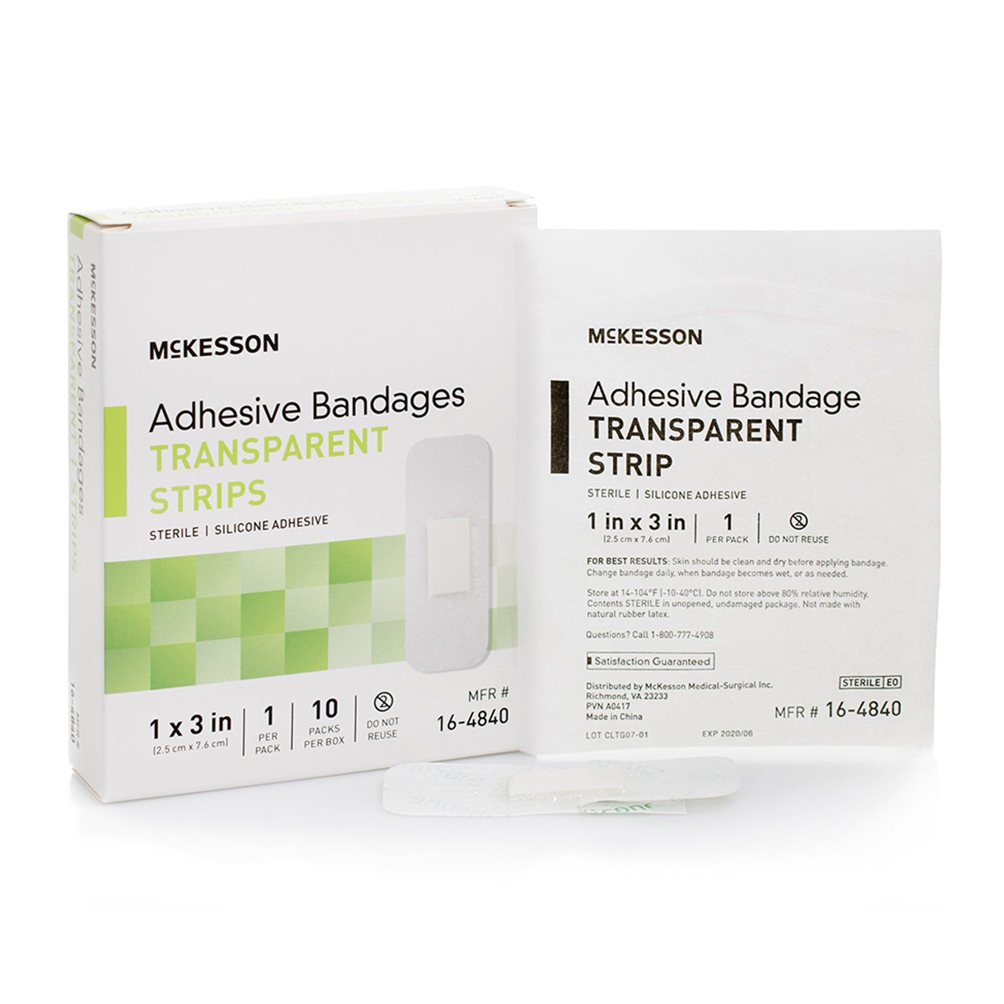 McKesson Brand - 16-4840 McKesson Sheer Adhesive Strip