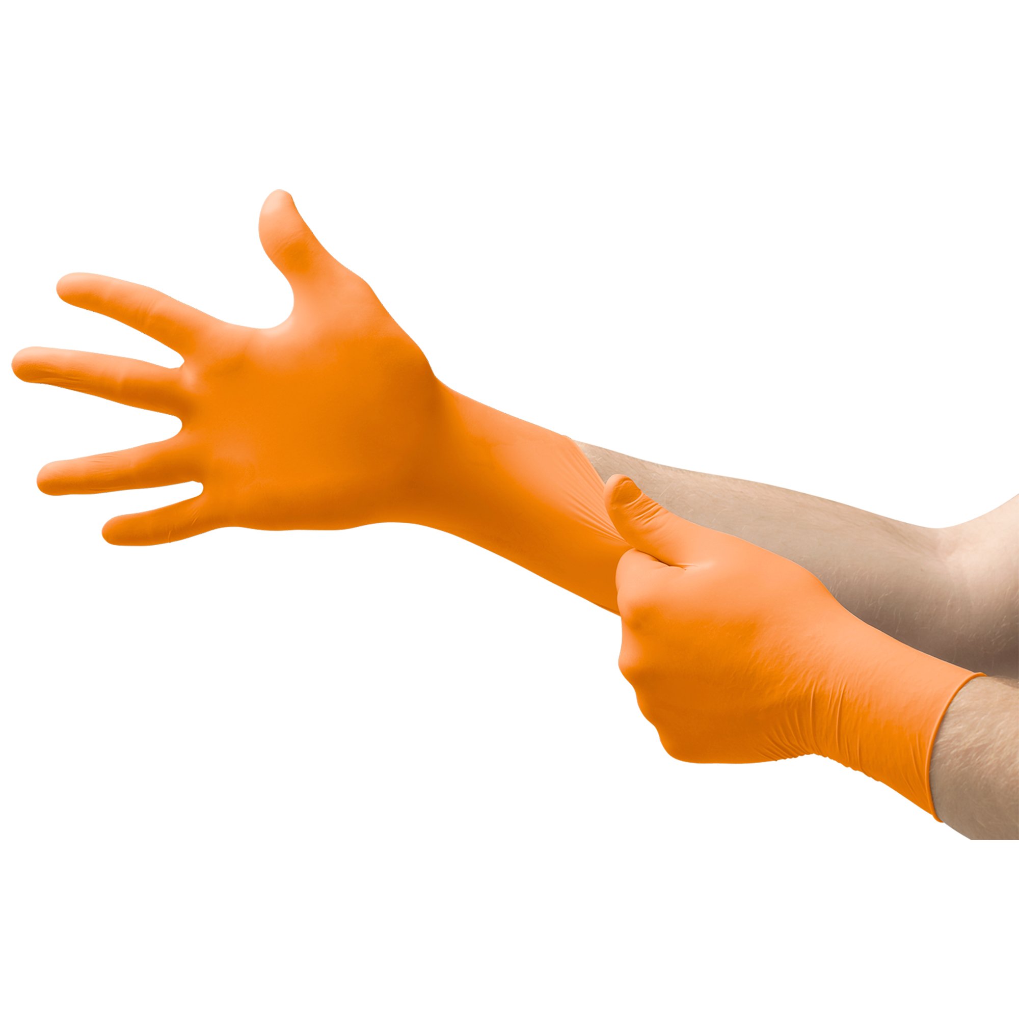 Microflex Medical N484 - Microflex® Blaze® Nitrile Exam Glove, Extra Large, Orange - 100/Box, 1000/Case