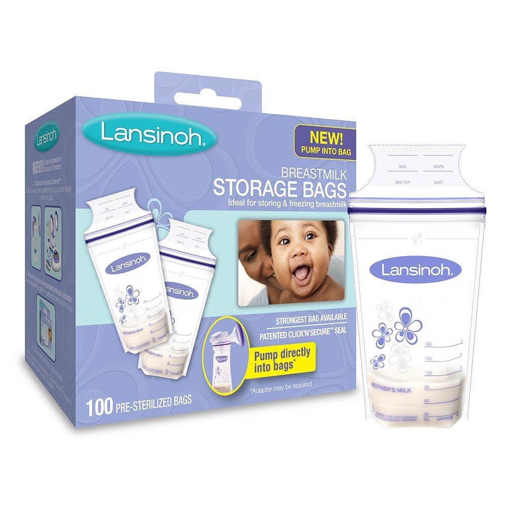 Emerson Healthcare - 20473 Breast Milk Storage Bag Lansinoh® 6 oz. Clear