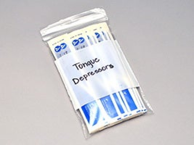 Elkay Plastics - F20203W Reclosable Bag LK® Clear Line 2 X 3 Inch LDPE Clear / White Block Zipper Closure