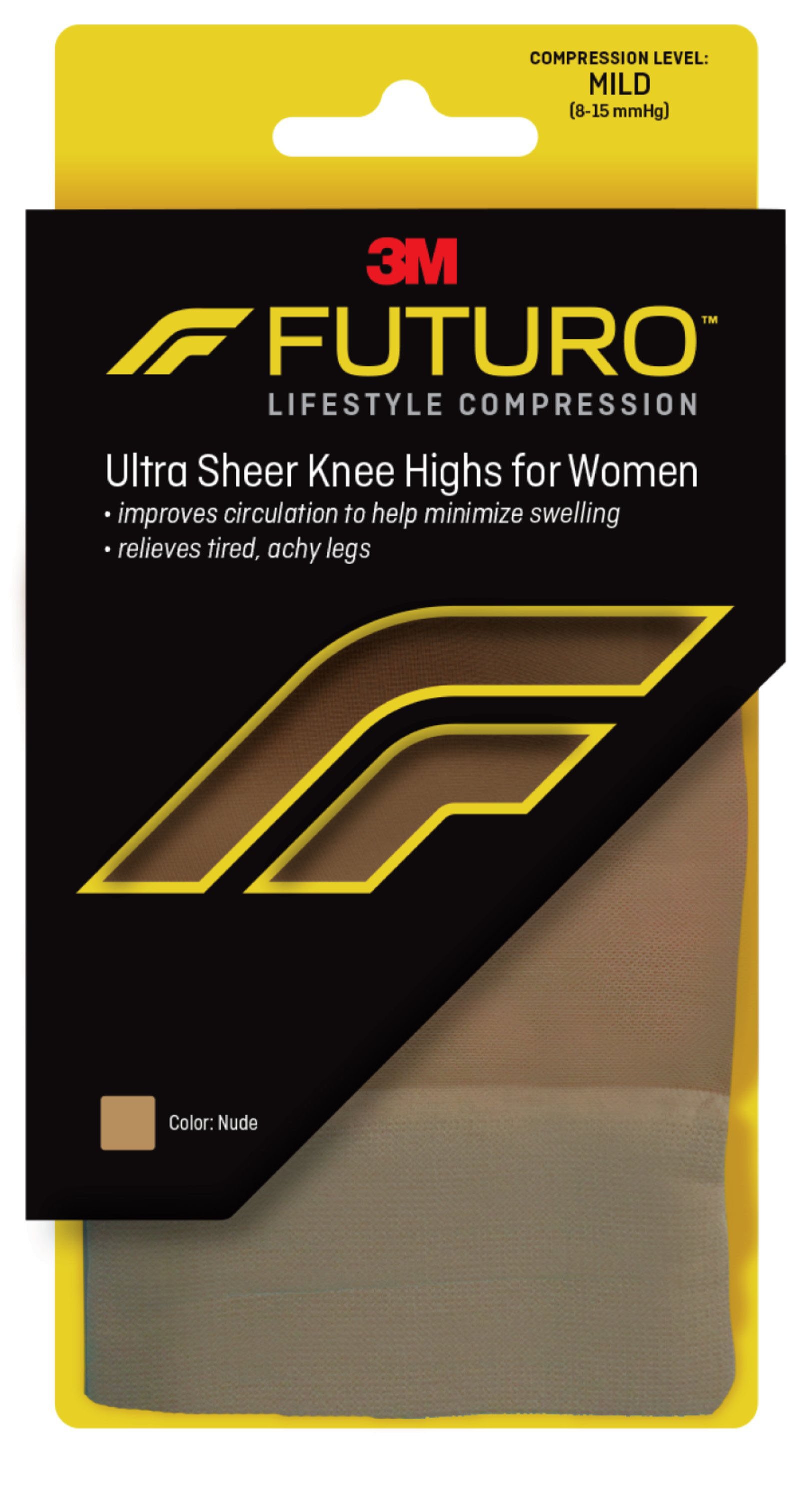 3M Company 71014NEN - 3M™ Futuro™ Energizing Compression Stockings, Knee High, 8 – 15 mmHg, Medium - 1/Pair, 12/Box