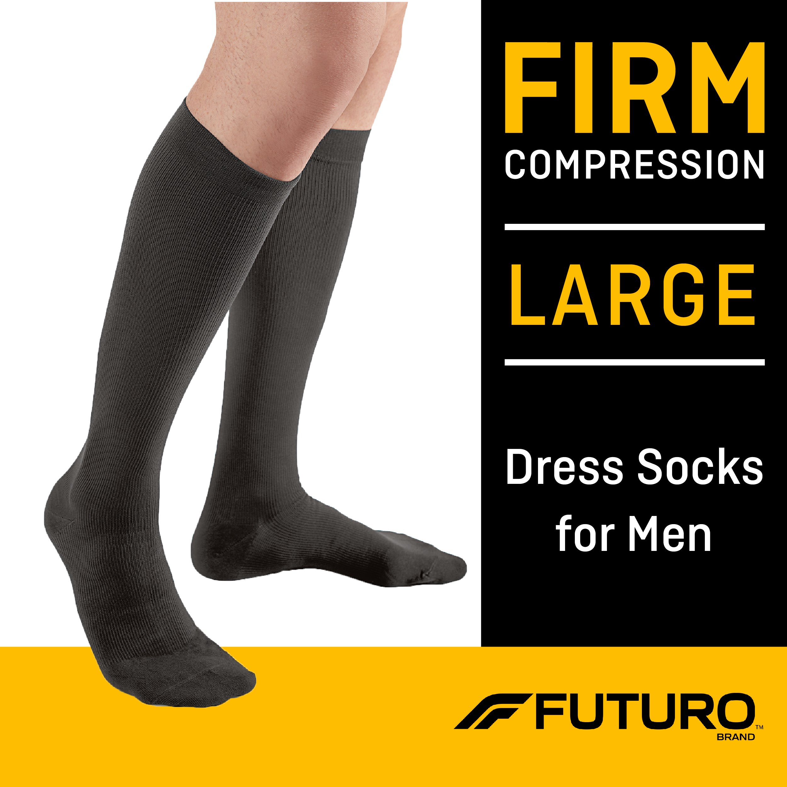 3M Company 71036BLEN - 3M™ Futuro™ Compression Socks, Calf High, Black - 1/Pair, 12/Box