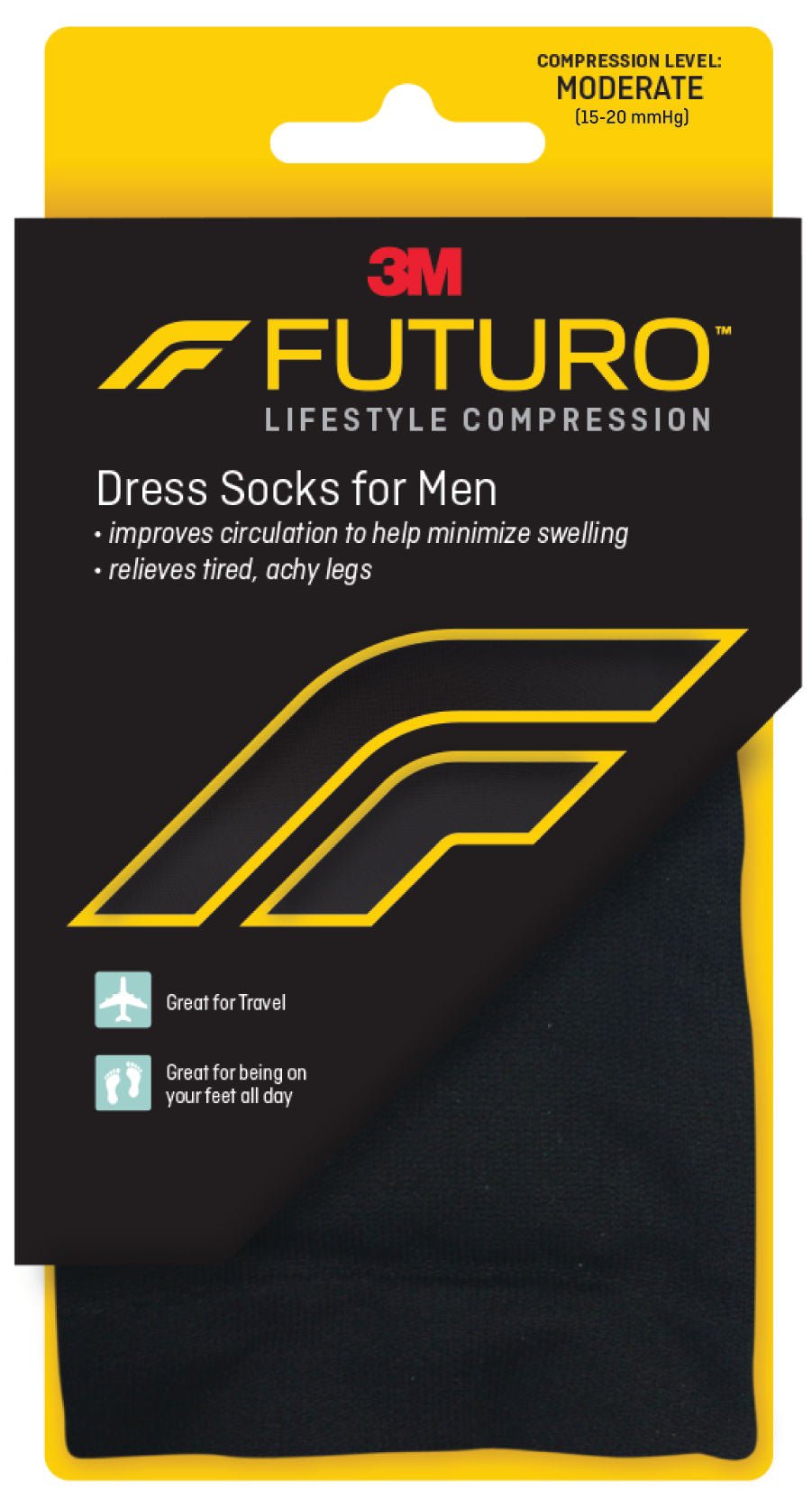3M Company - 71039EN 3M™ Futuro™ Revitalizing Dress Socks for Men
