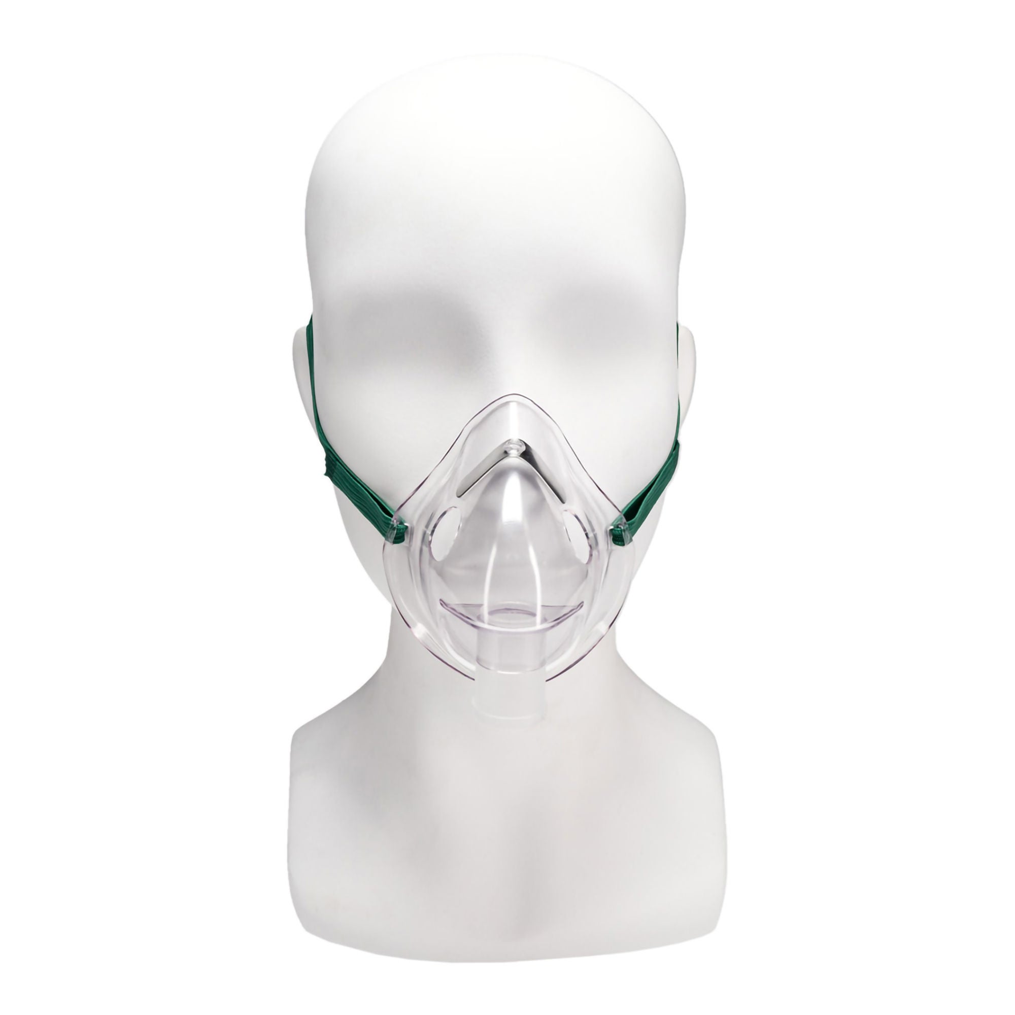 Sun Med - 8115-0-50 Oxygen Mask Salter Labs® Elongated Style Adult One Size Fits Most Adjustable Head Strap / Nose Clip