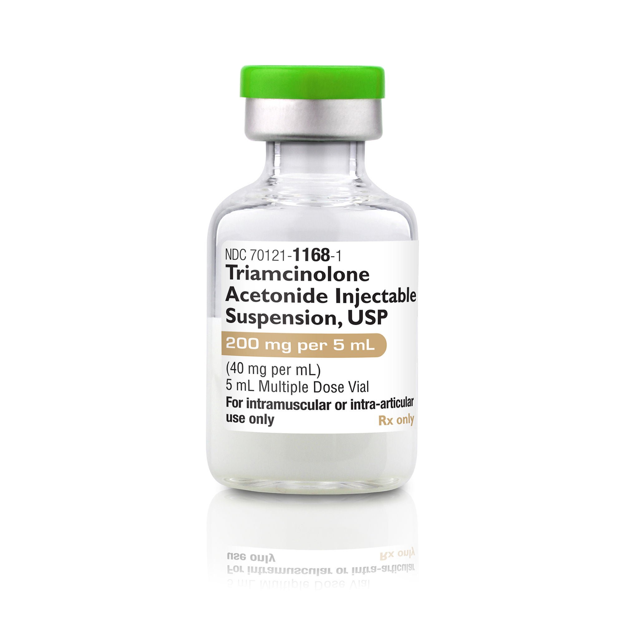 Amneal Pharmaceuticals LLC - 70121116801 Triamcinolone Acetonide 40 mg / mL Injection 5 mL