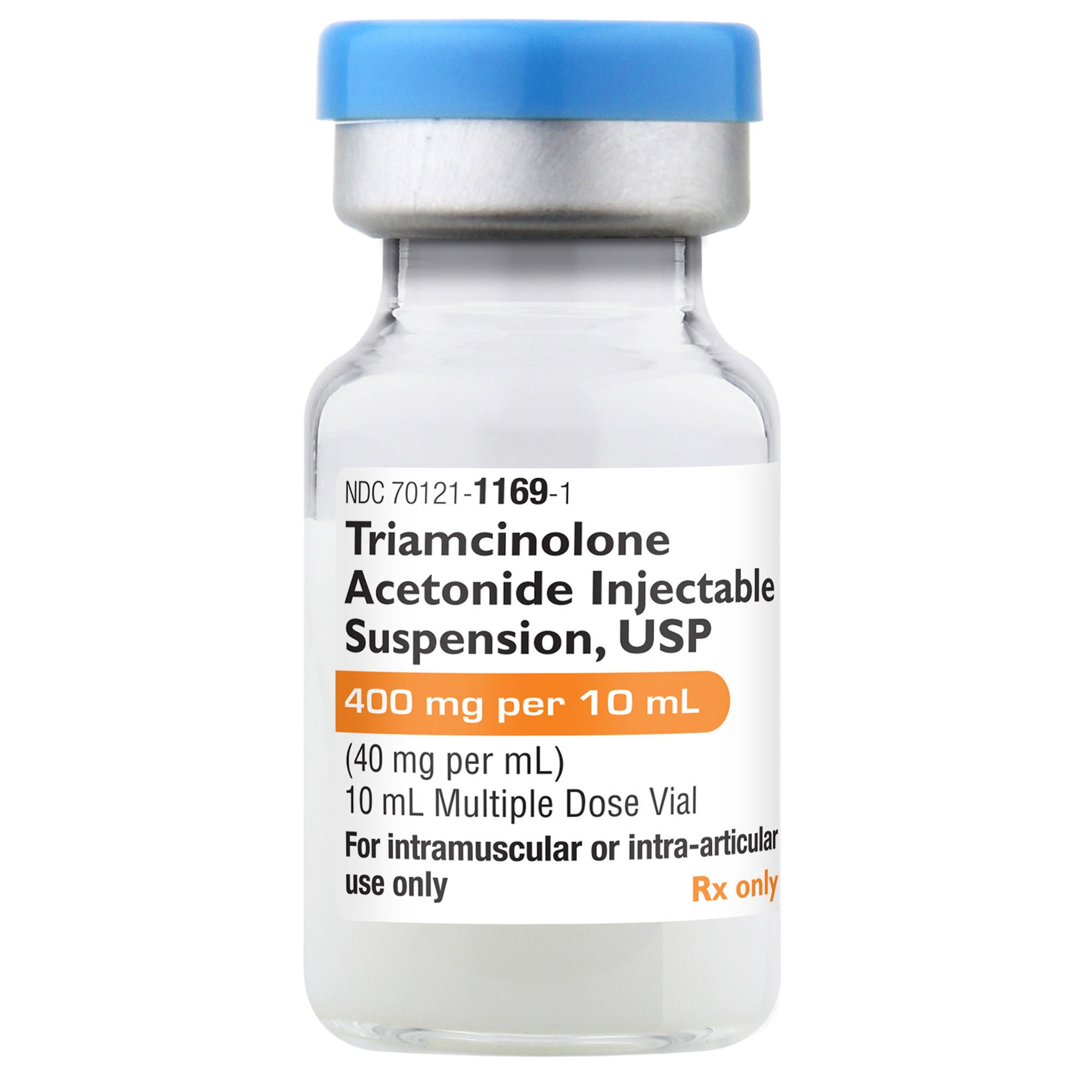 Amneal Pharmaceuticals LLC - 70121116901 Triamcinolone Acetonide 40 mg / mL Injection 10 mL