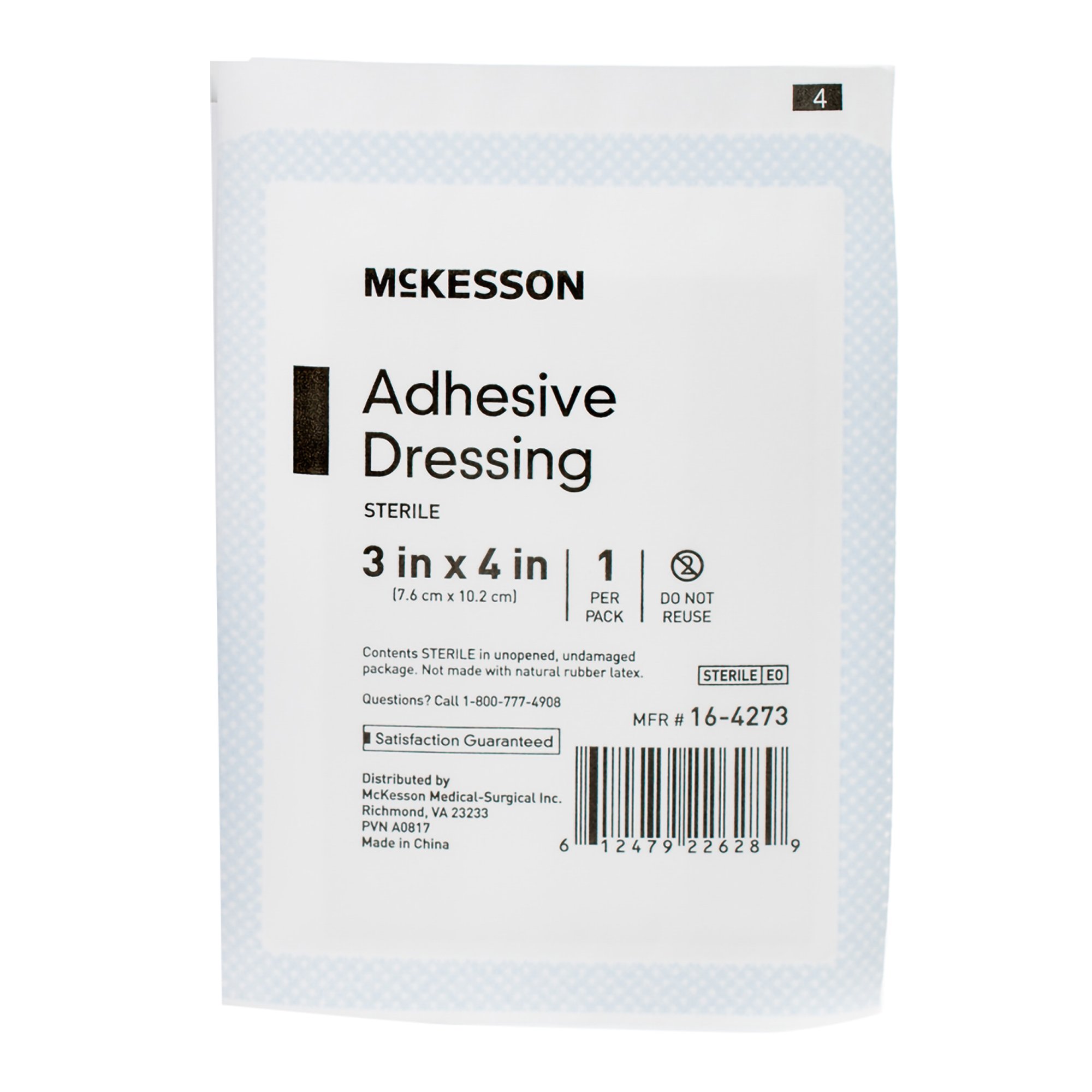McKesson Brand - 16-4273 McKesson White Adhesive Dressing