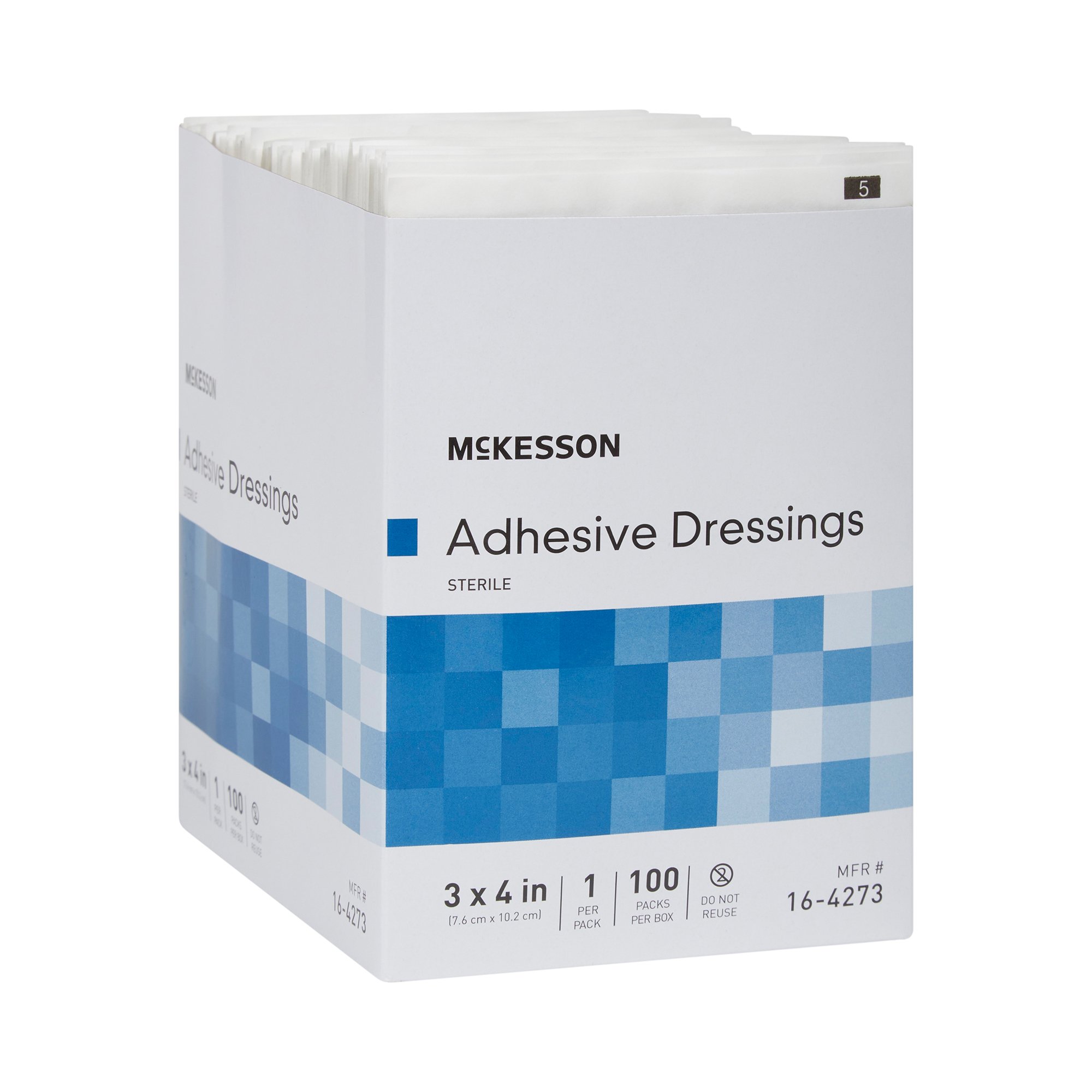 McKesson Non-Adherent Dressing with Adhesive 16-4273 by McKesson Brand