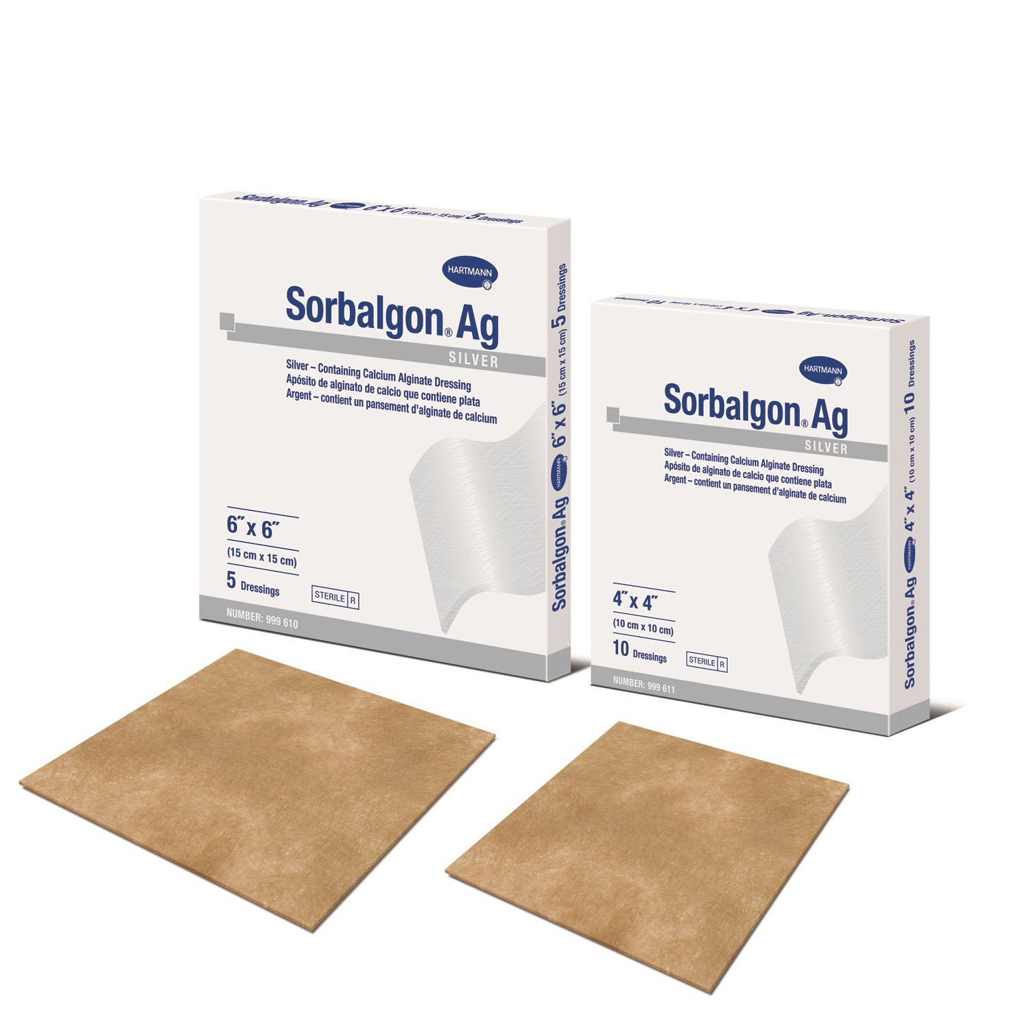Hartmann - 999610 Sorbalgon® Ag Calcium Alginate Dressing with Silver