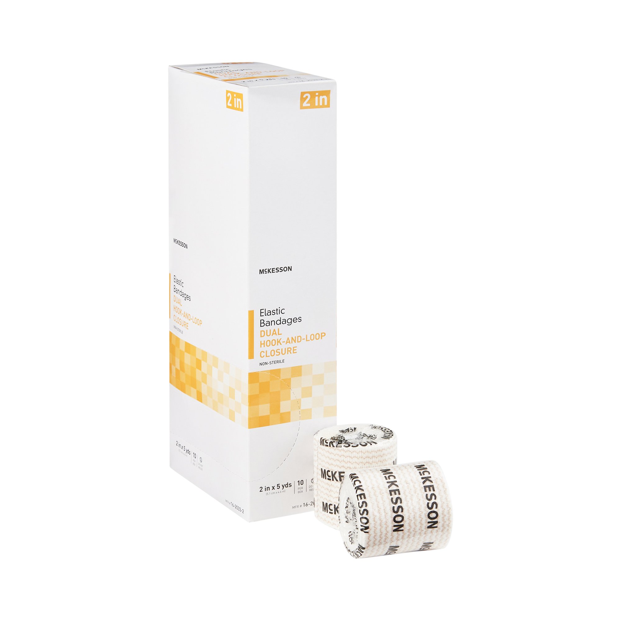 McKesson Brand - 16-2033-2 McKesson Double hook-and-loop closure Elastic Bandage
