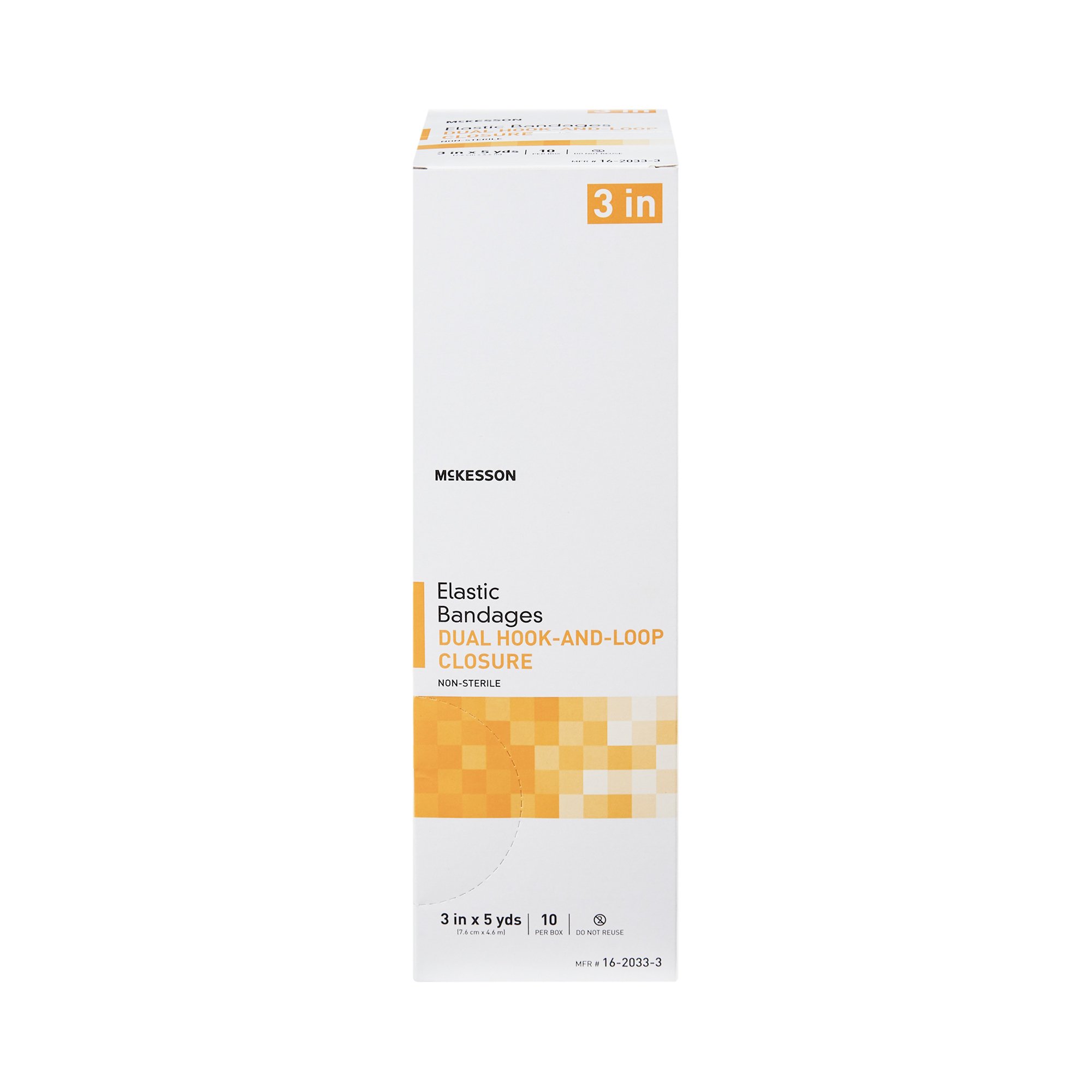 McKesson Brand - 16-2033-3 McKesson Double hook-and-loop closure Elastic Bandage