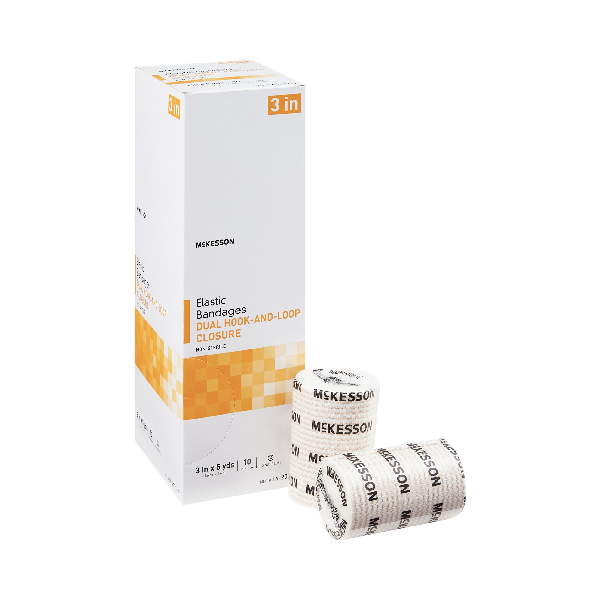 McKesson Brand - 16-2033-3 McKesson Double hook-and-loop closure Elastic Bandage