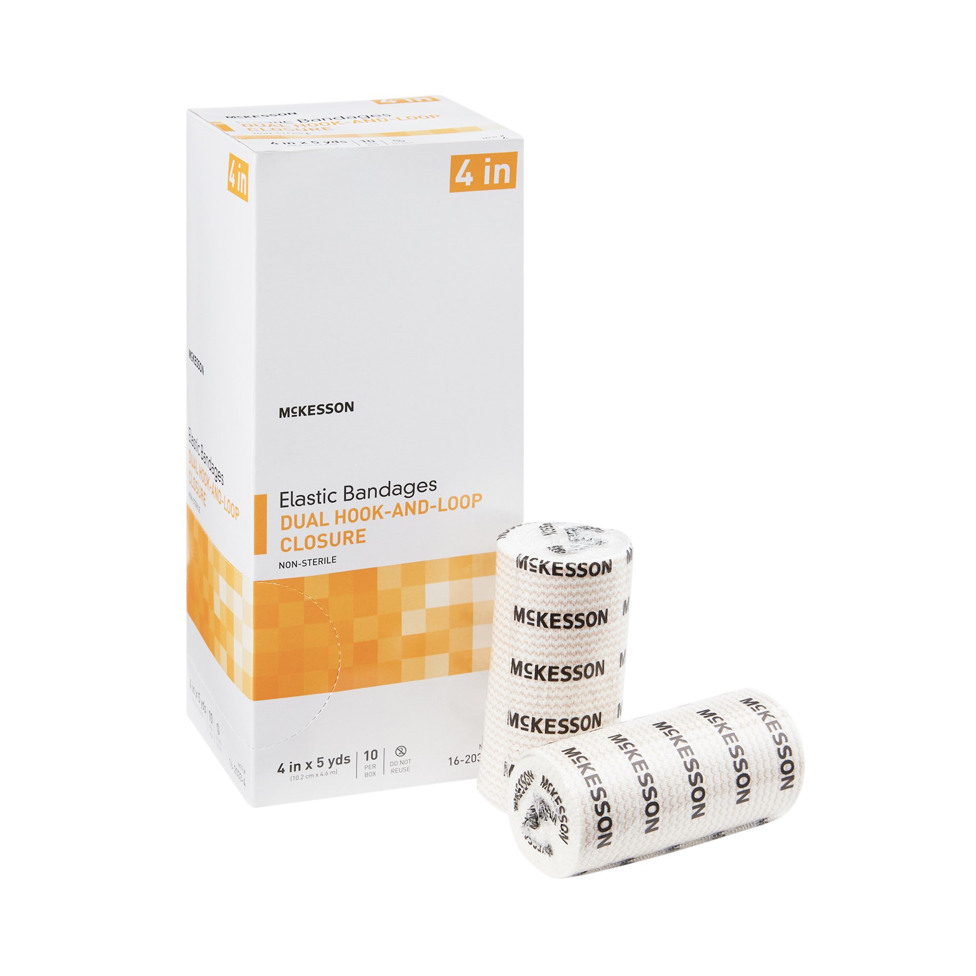 McKesson Brand - 16-2033-4 McKesson Double hook-and-loop closure Elastic Bandage