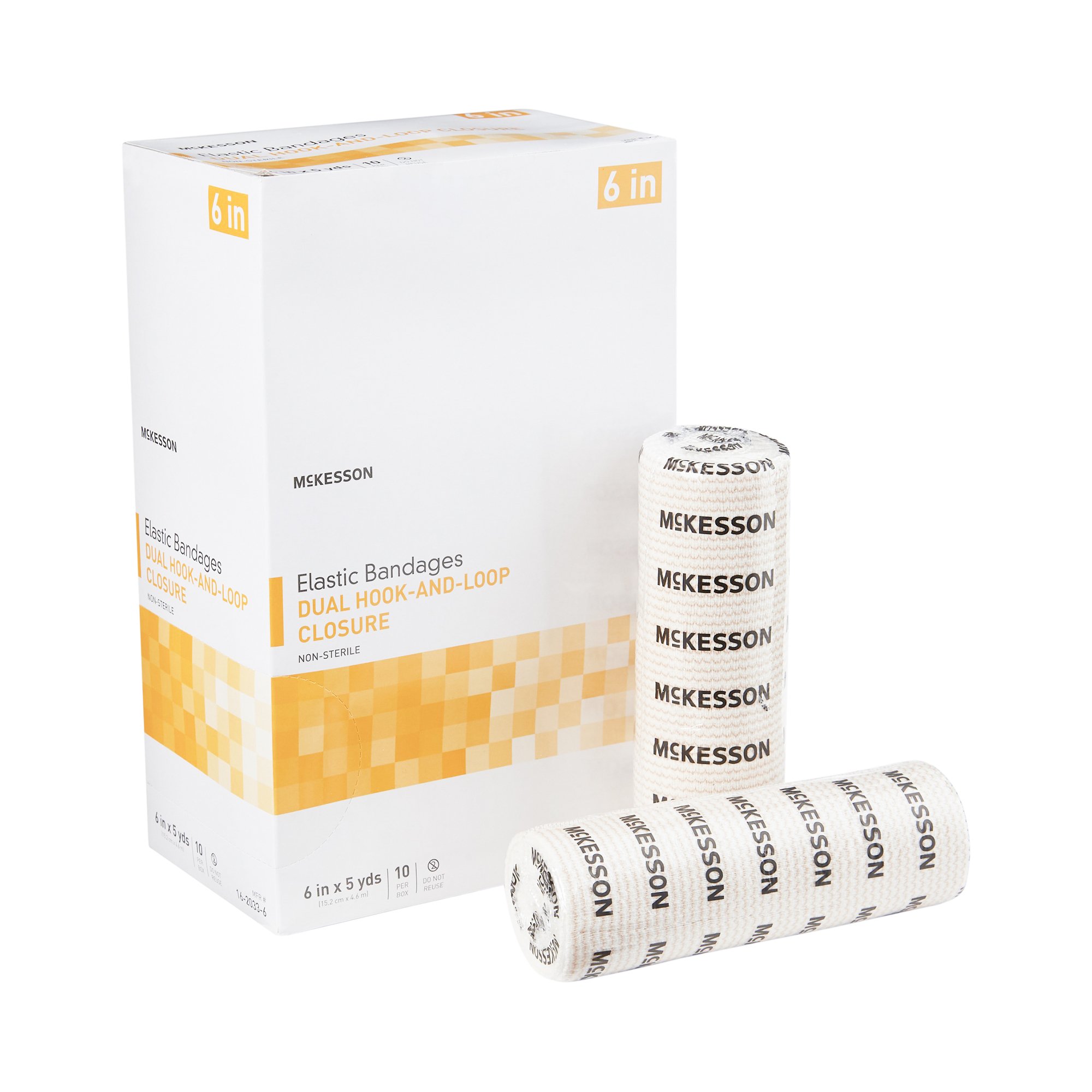 McKesson Brand - 16-2033-6 McKesson Double hook-and-loop closure Elastic Bandage