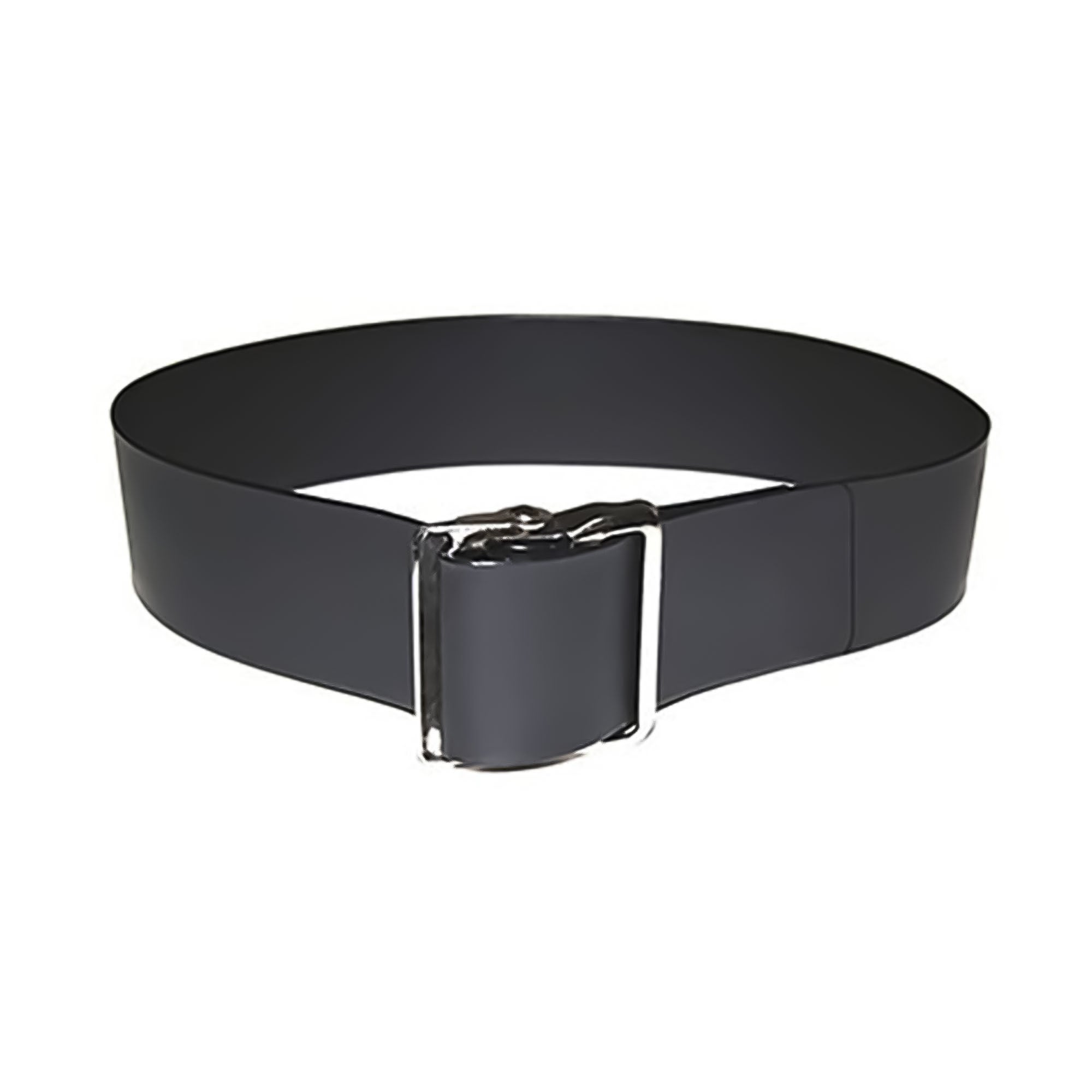 Fabrication Enterprises - 69-0140 Gait Belt Easi-Care 60 Inch Length Black Vinyl Coated Webbing